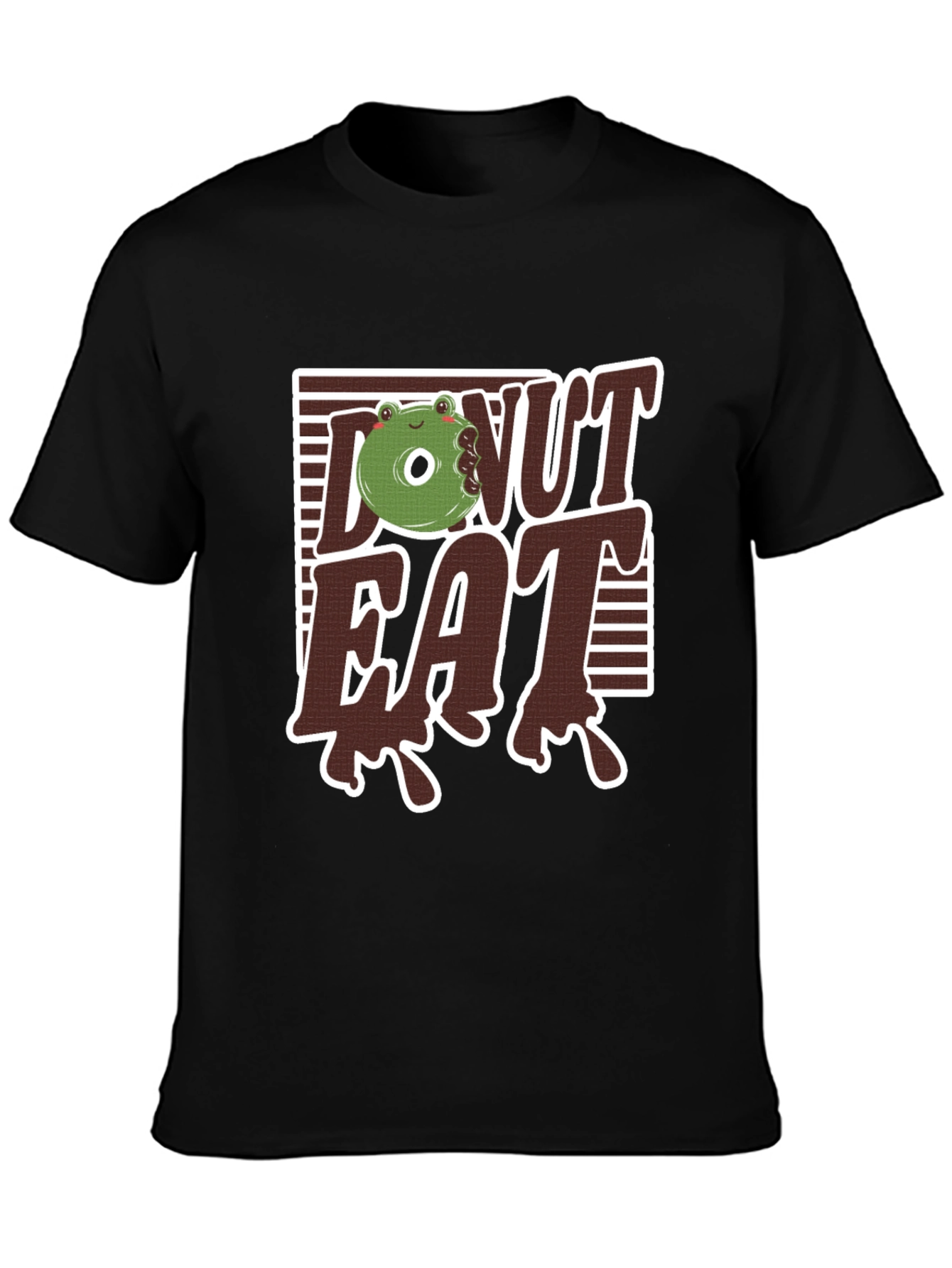 Donut Eat Graphic T-Shirt - Funny Foodie Tee