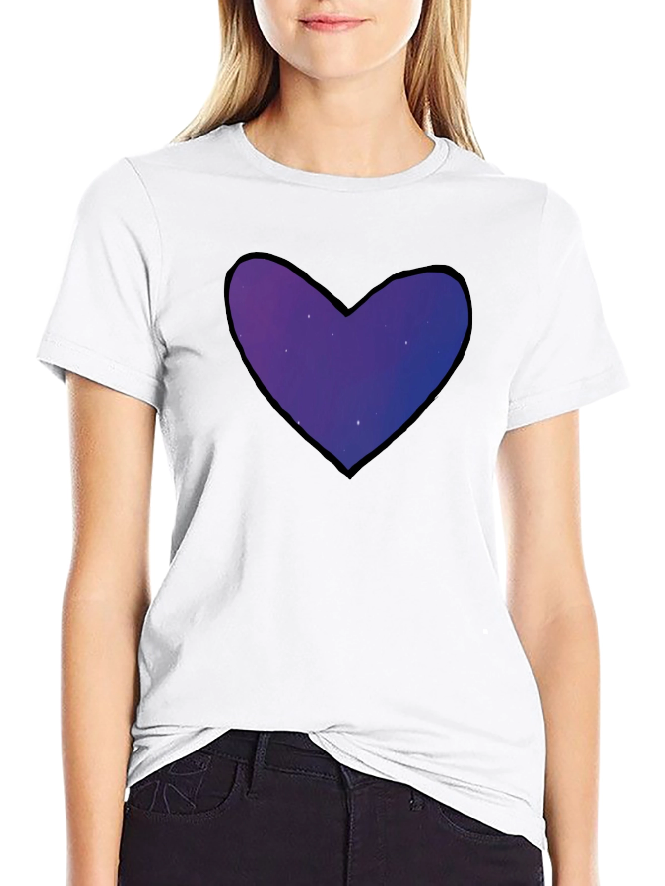 Galaxy Heart T-Shirt - Stylish & Unique