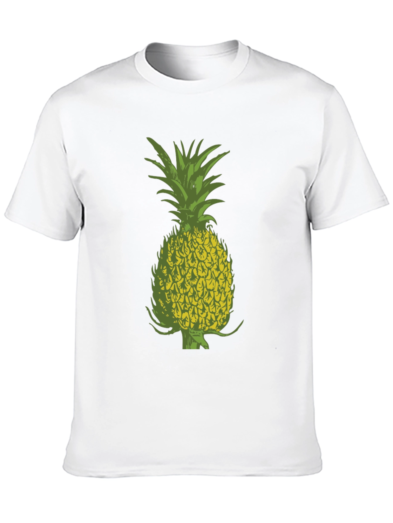 Pineapple Graphic Black Tee