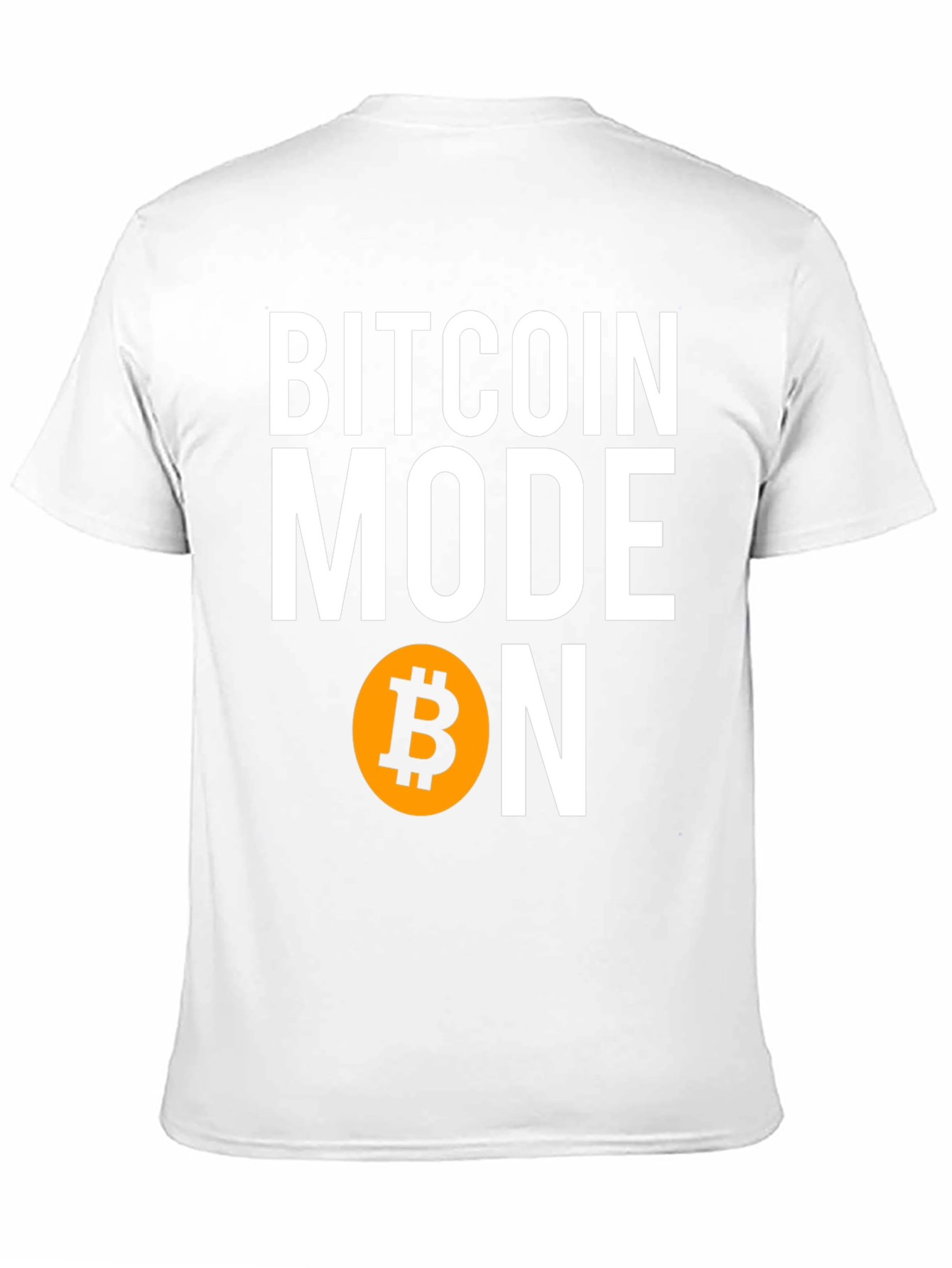 Bitcoin Mode ON Graphic Tee - Crypto Enthusiast Shirt