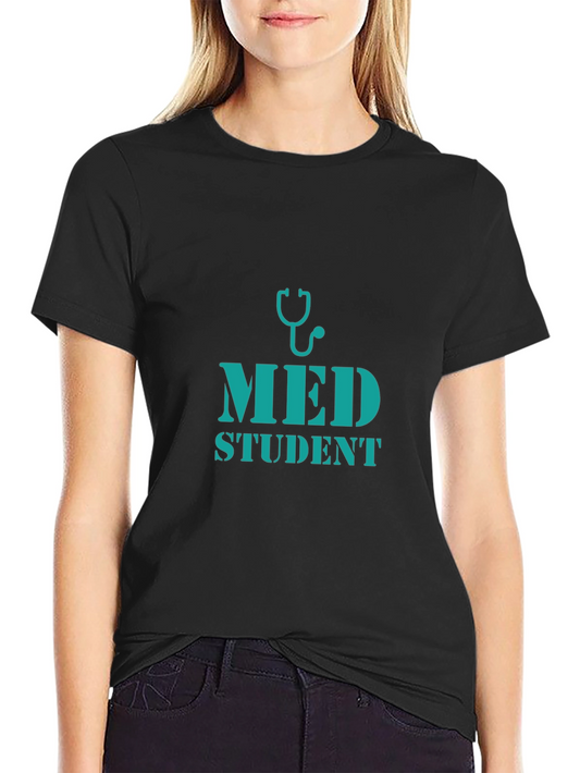 Med Student Black T-Shirt