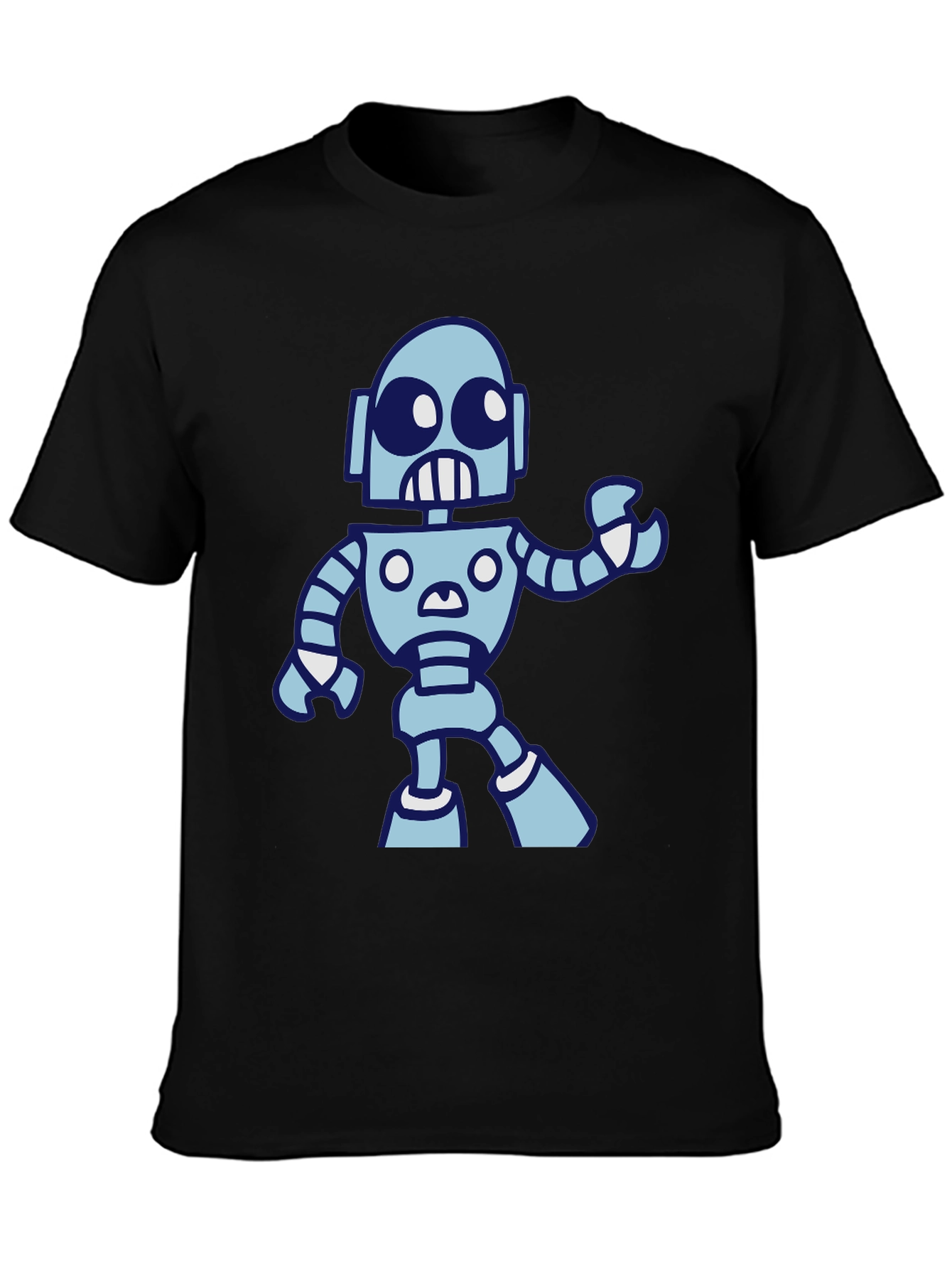 Robot Graphic Black T-Shirt