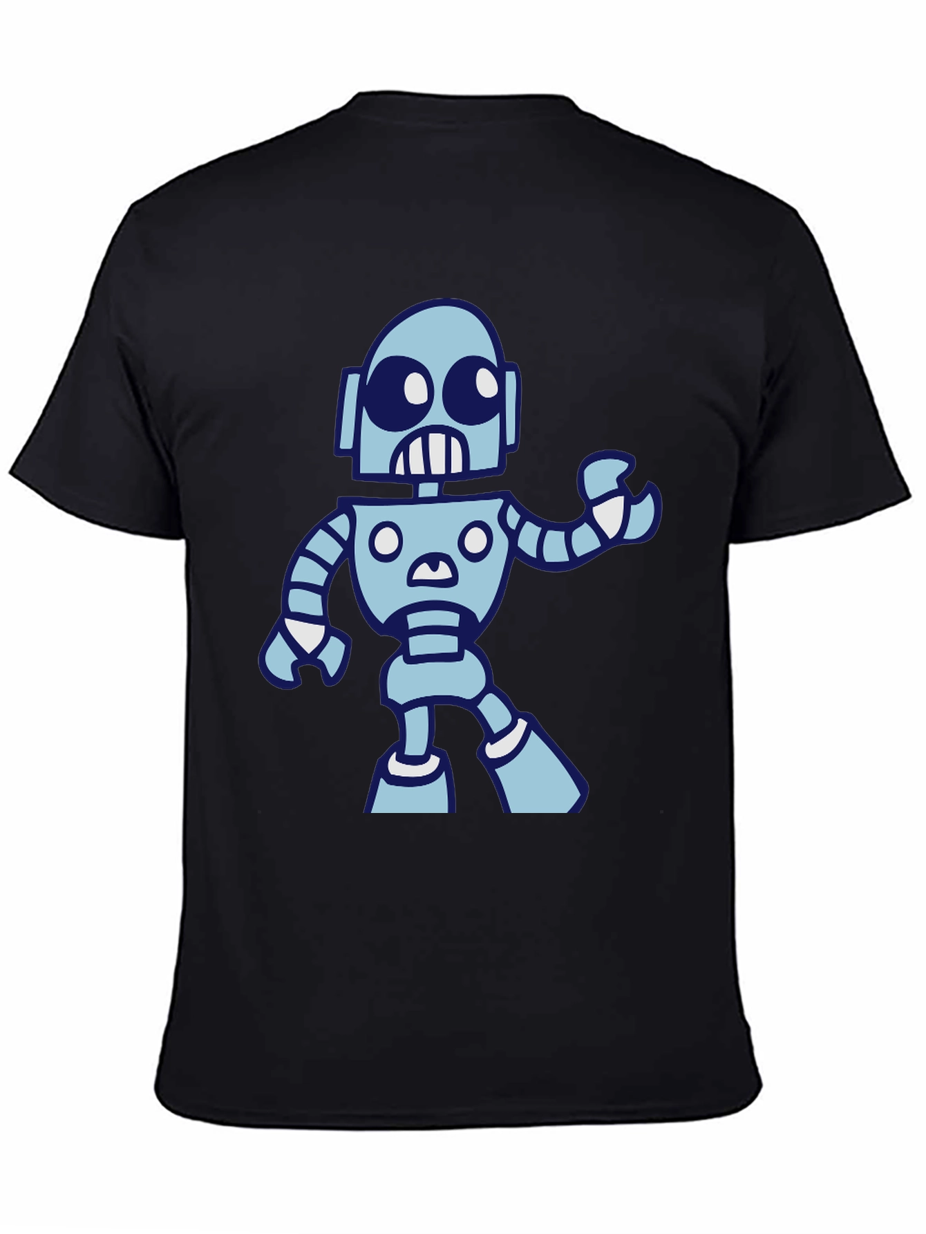 Robot Graphic Black T-Shirt
