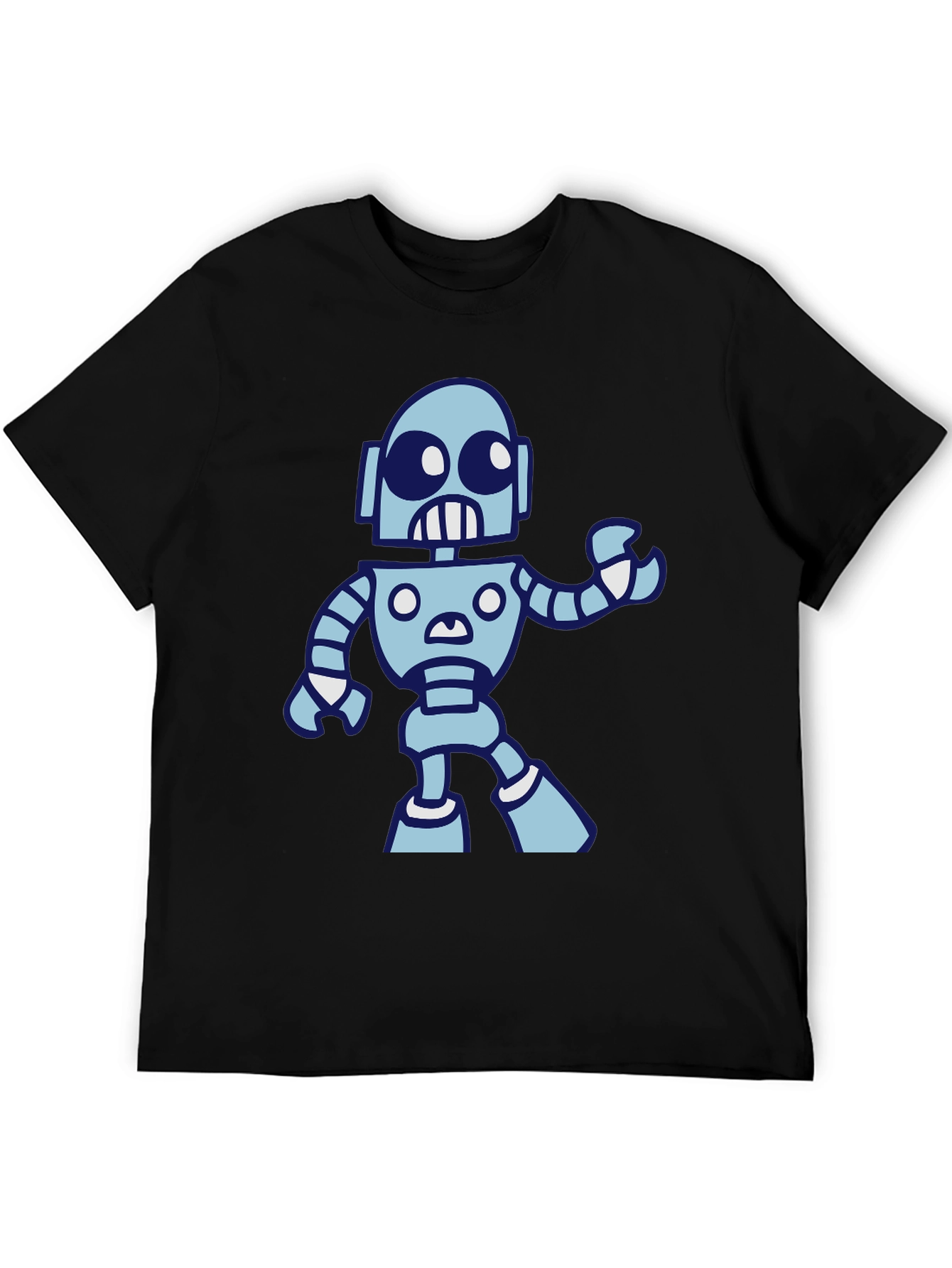 Robot Graphic Black T-Shirt
