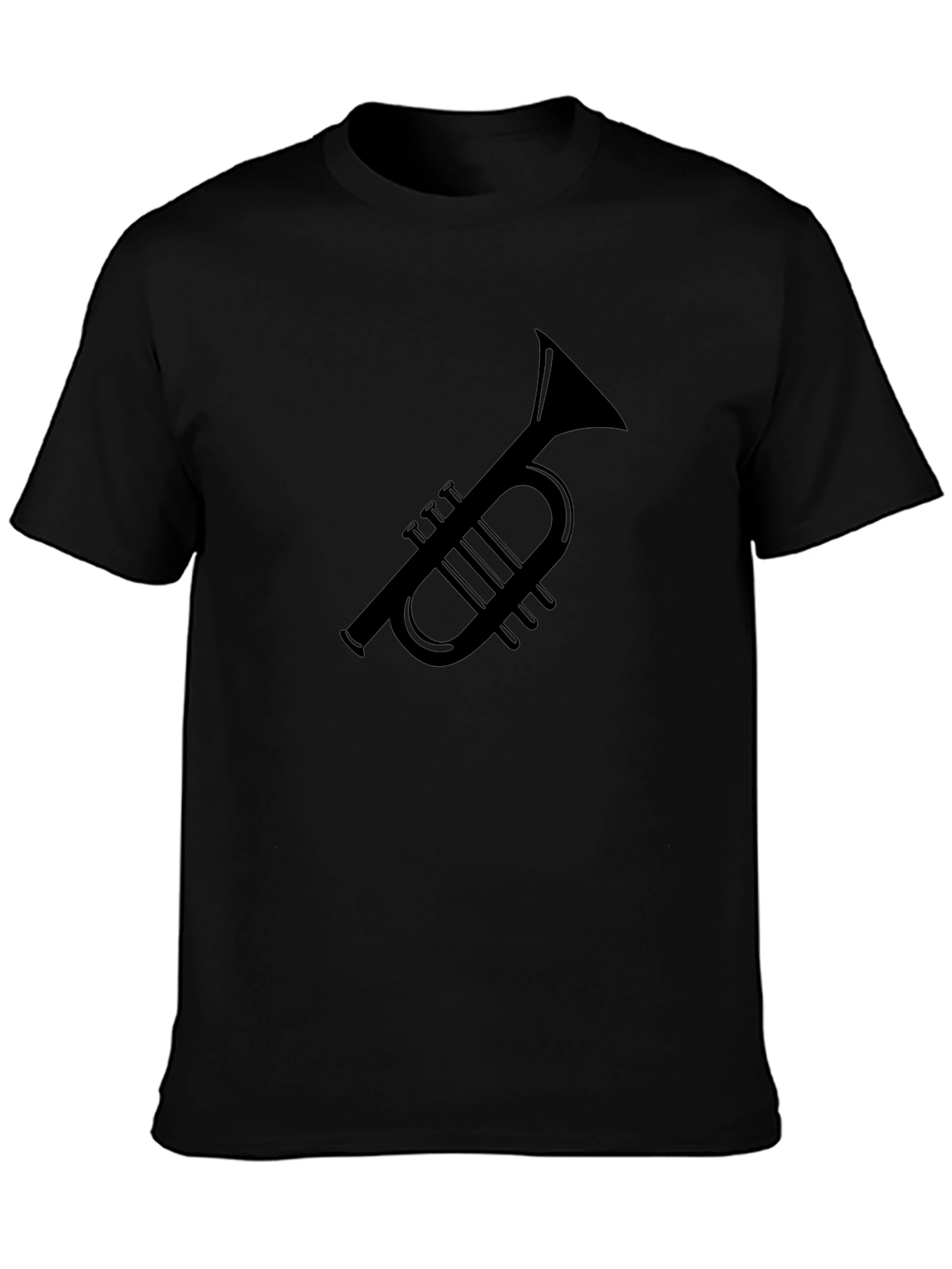 Trumpet Graphic Black T-Shirt
