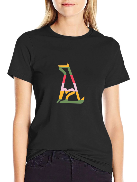 Modern Graphic Dog T-Shirt - Stylish Pet Lover Tee