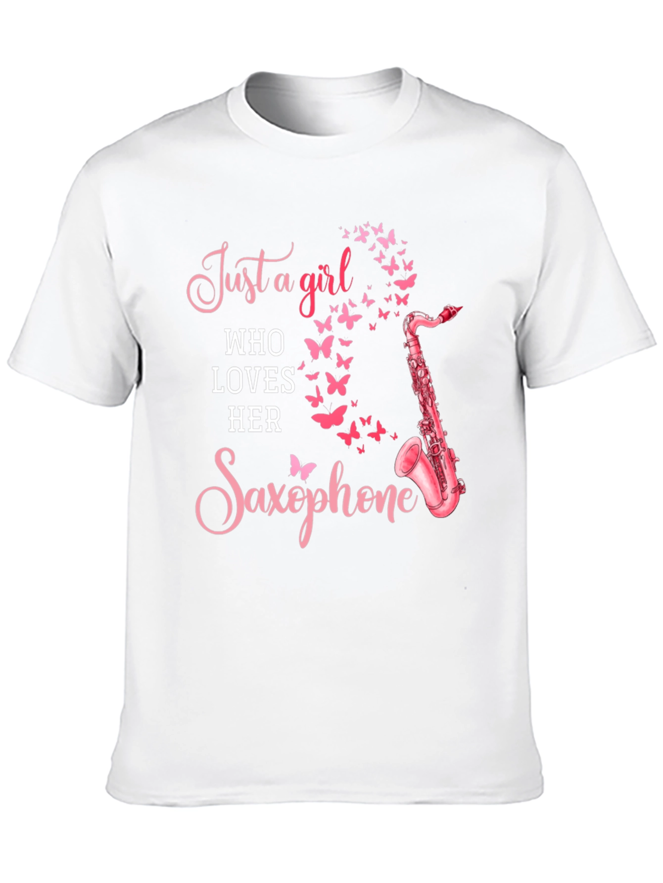 Girl Loves Saxophone T-Shirt
