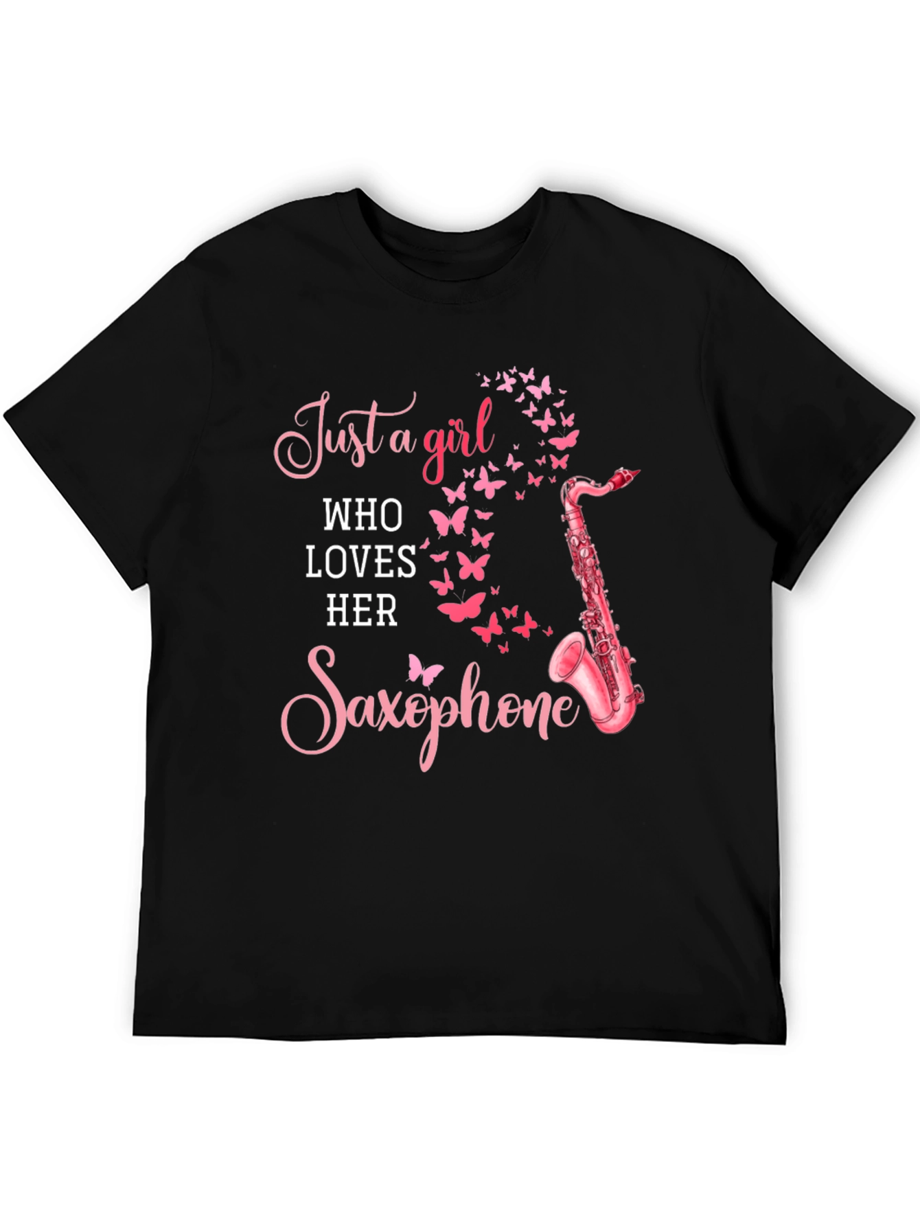 Girl Loves Saxophone T-Shirt