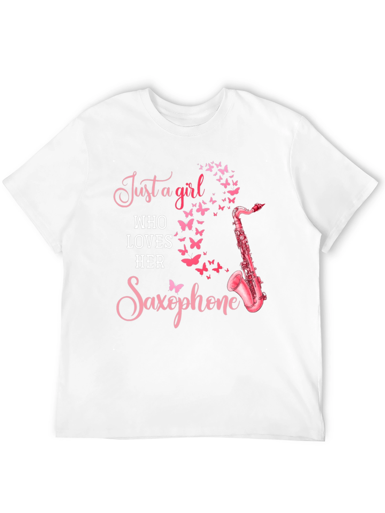 Girl Loves Saxophone T-Shirt