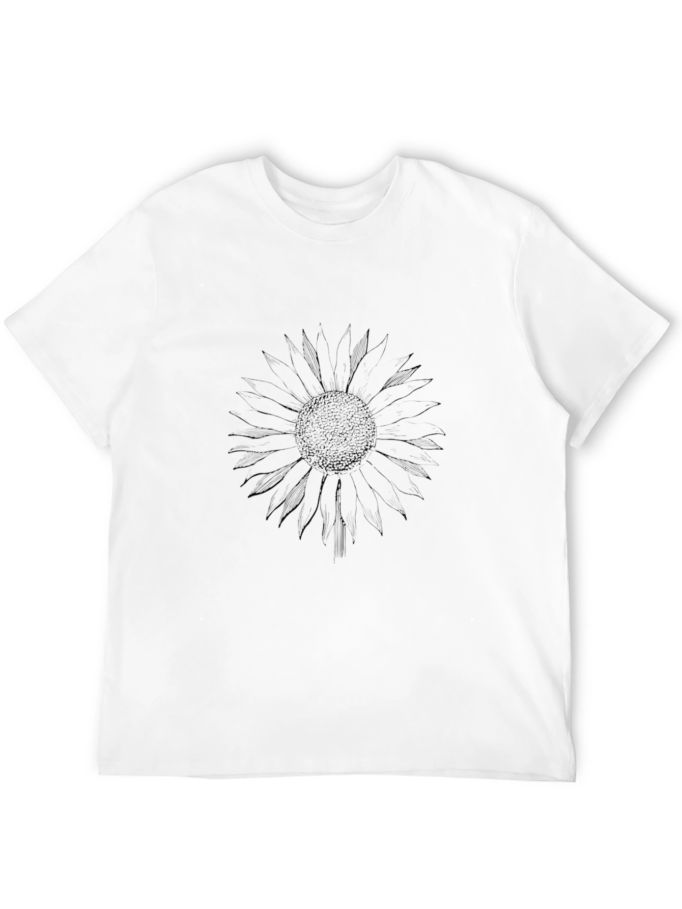Black Sunflower Graphic Tee - Stylish Casual Wear