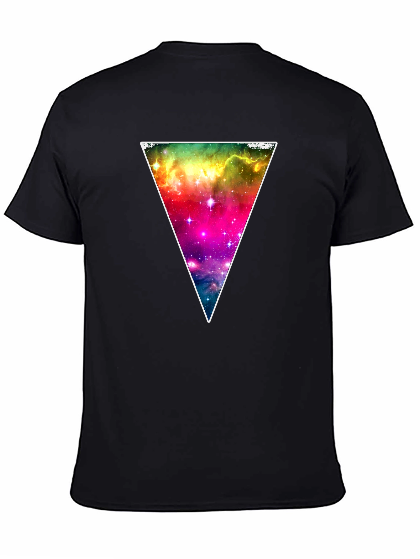 Cosmic Triangle Black T-Shirt