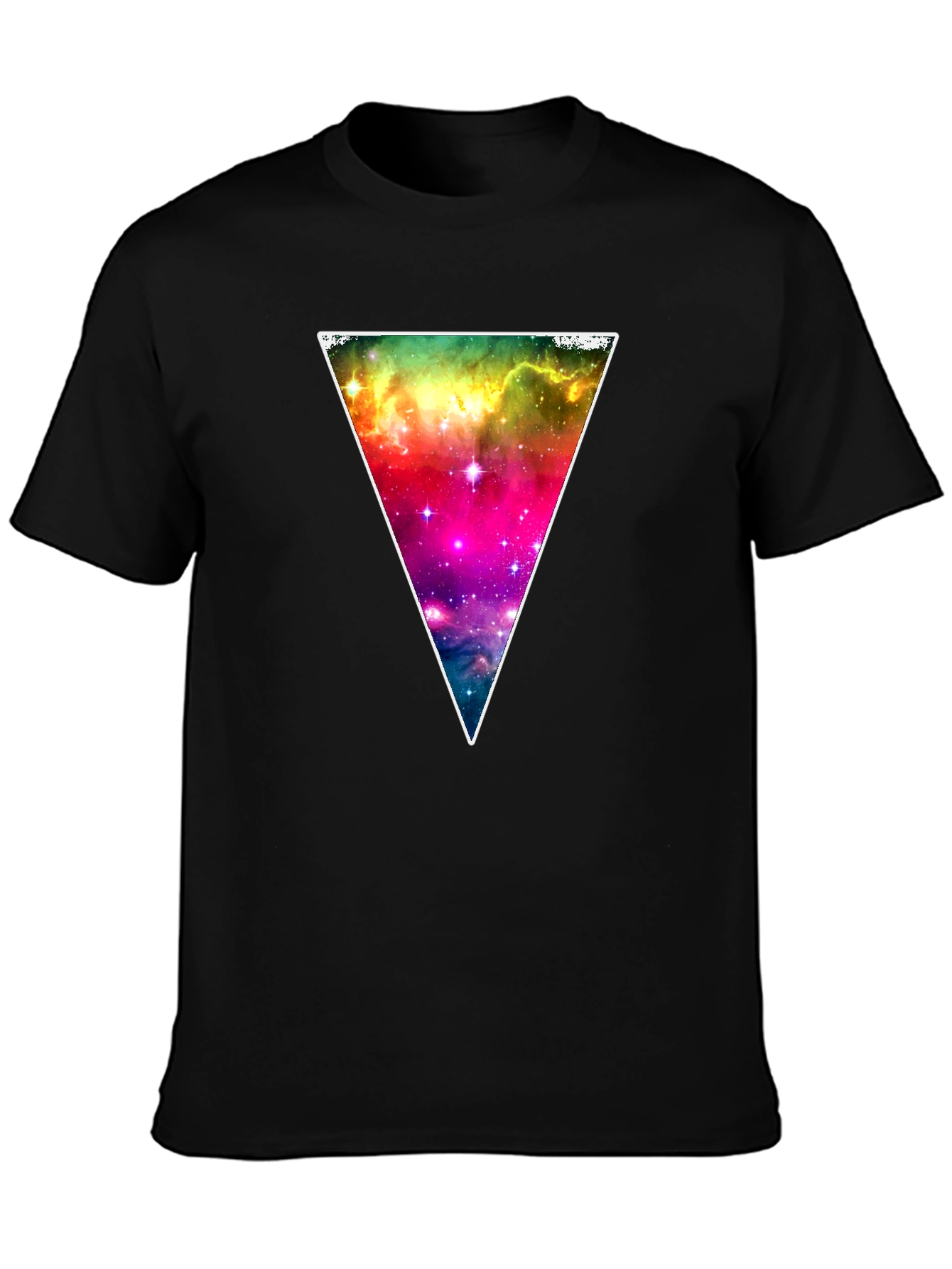 Cosmic Triangle Black T-Shirt