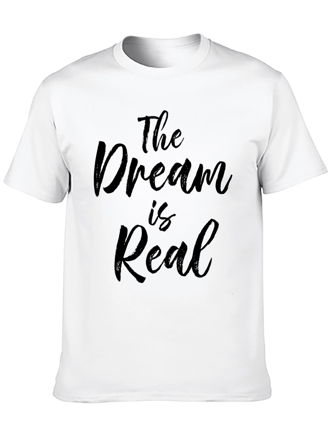 The Dream is Real Black Graphic Tee