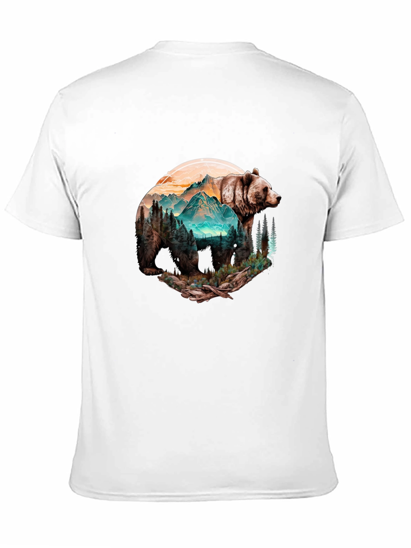 Bear Mountain Graphic Black T-Shirt