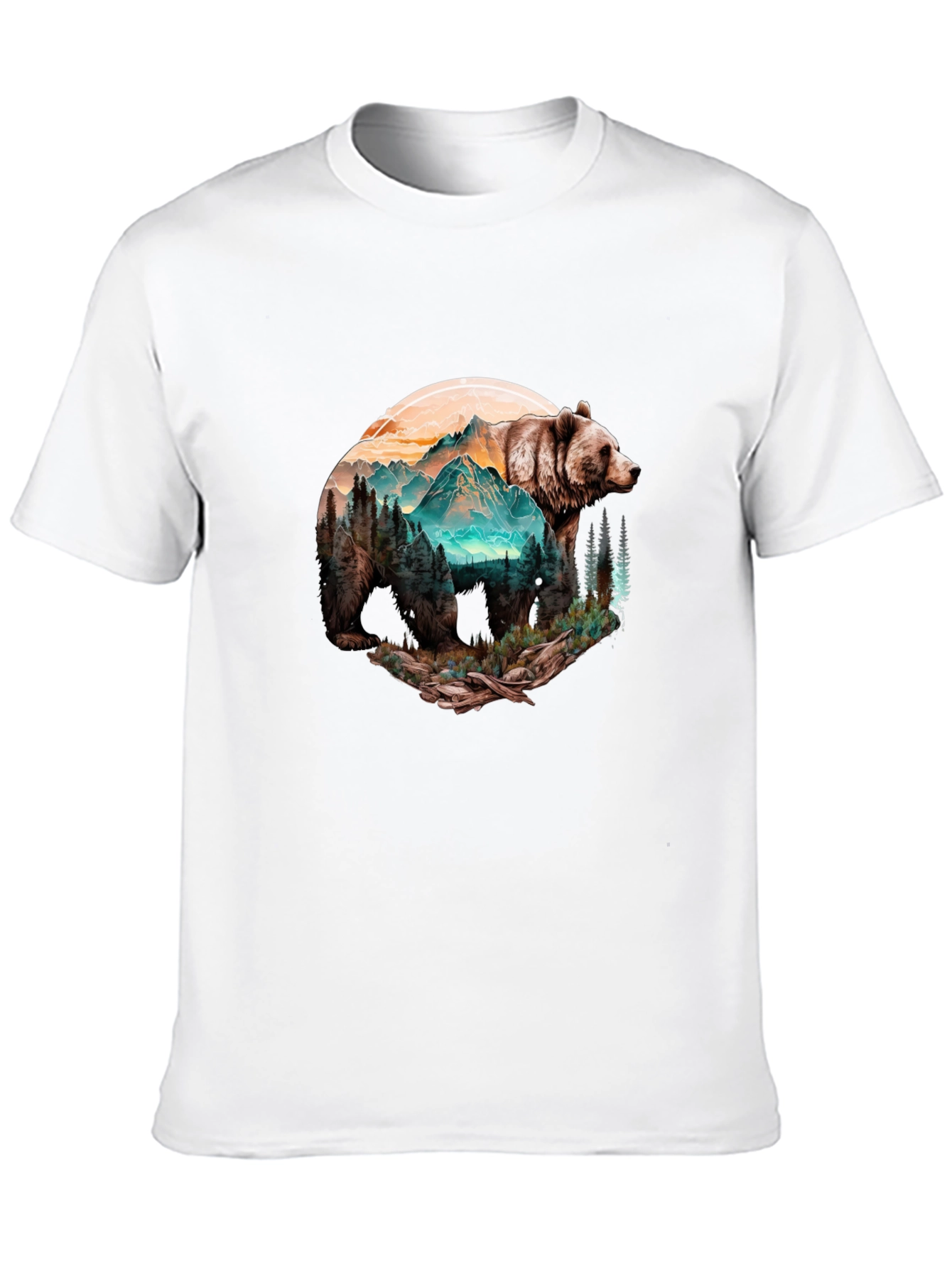 Bear Mountain Graphic Black T-Shirt