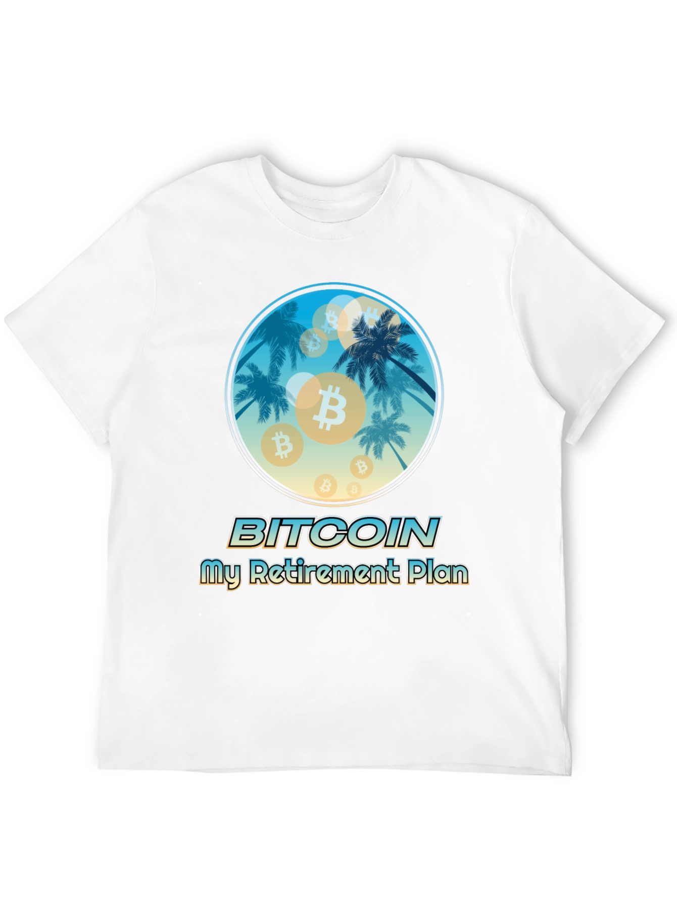 Bitcoin Retirement Plan Black T-Shirt