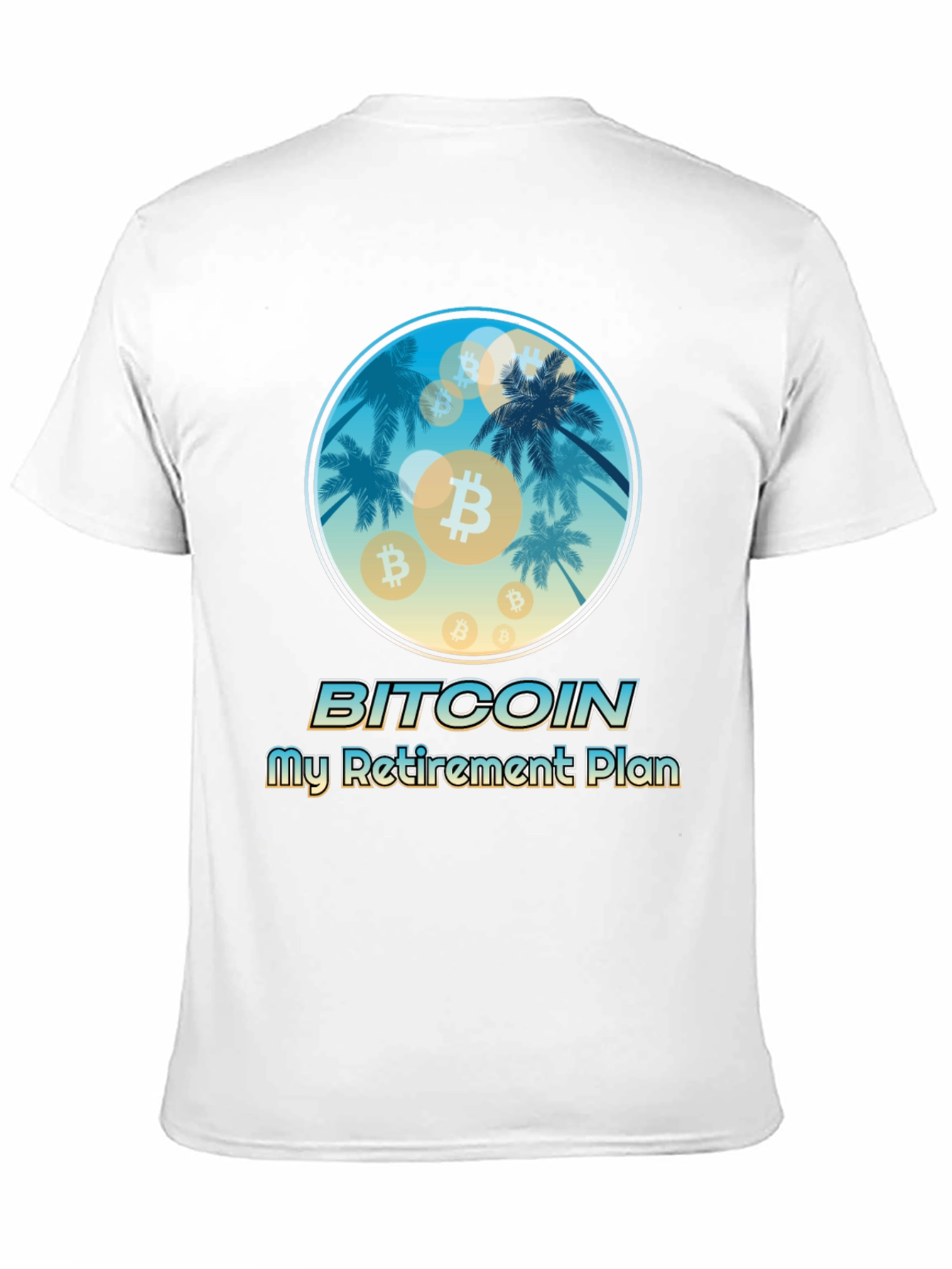 Bitcoin Retirement Plan Black T-Shirt