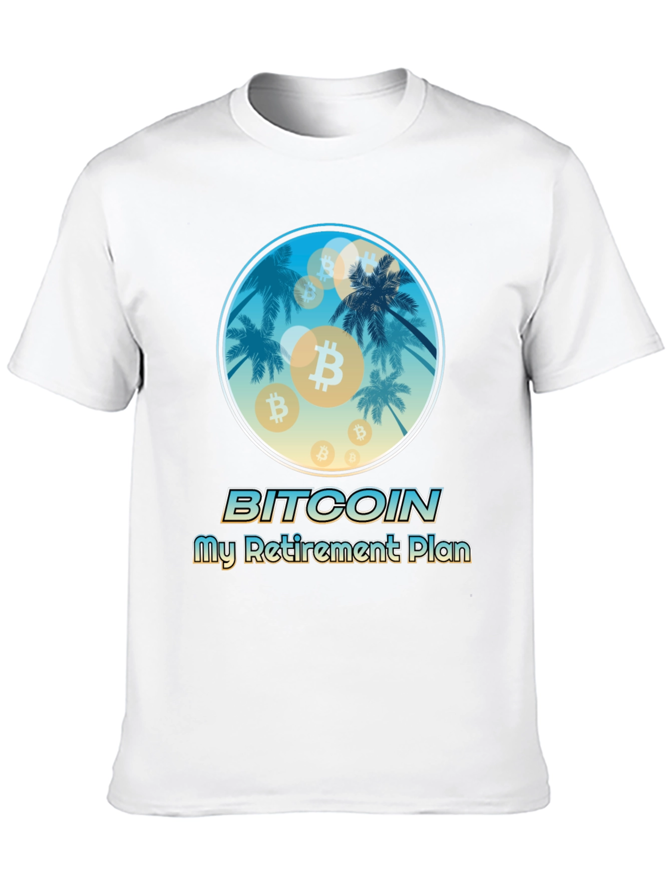 Bitcoin Retirement Plan Black T-Shirt
