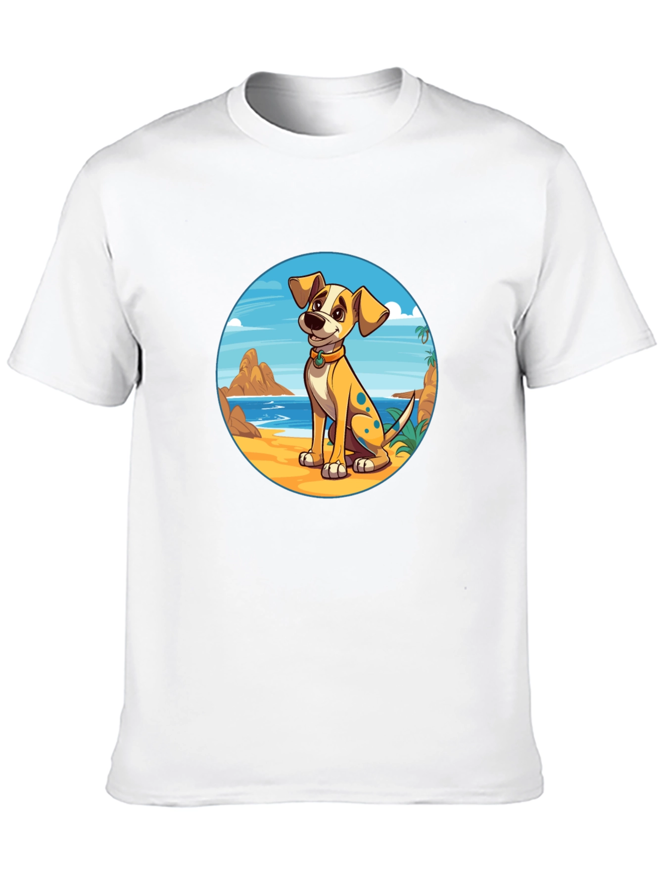 Dog Beach Graphic Tee -  Casual Comfort