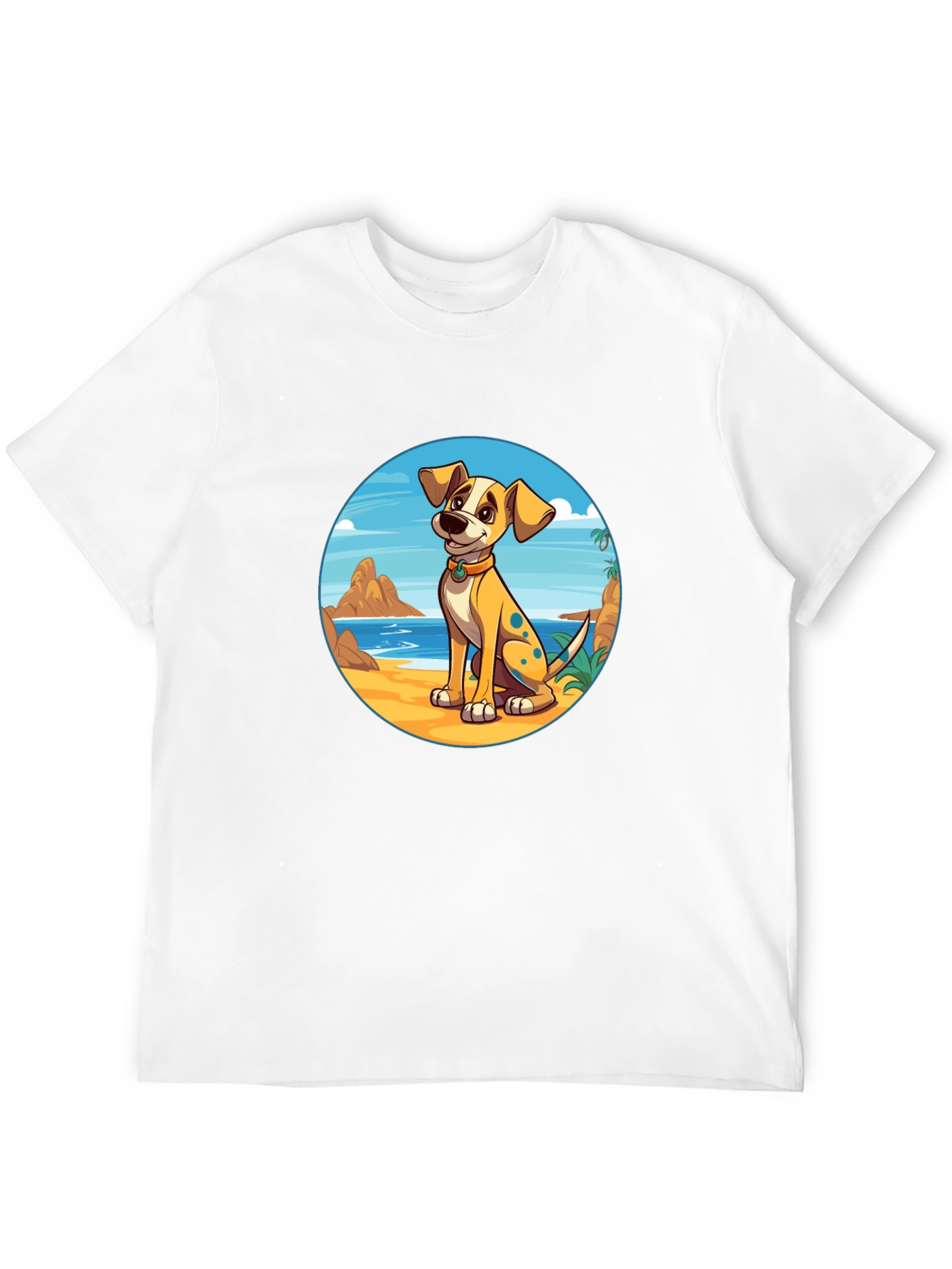 Dog Beach Graphic Tee -  Casual Comfort