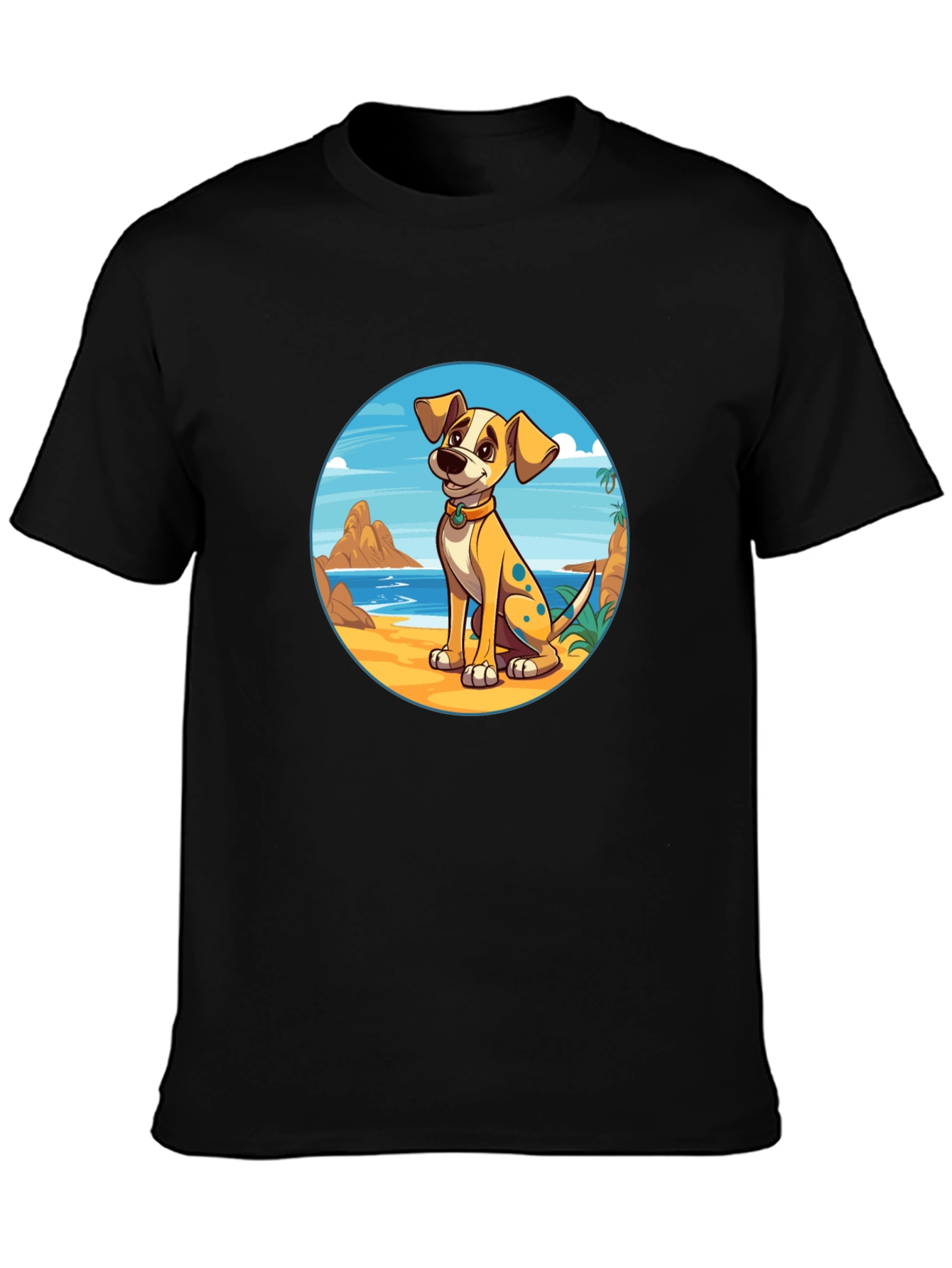 Dog Beach Graphic Tee -  Casual Comfort