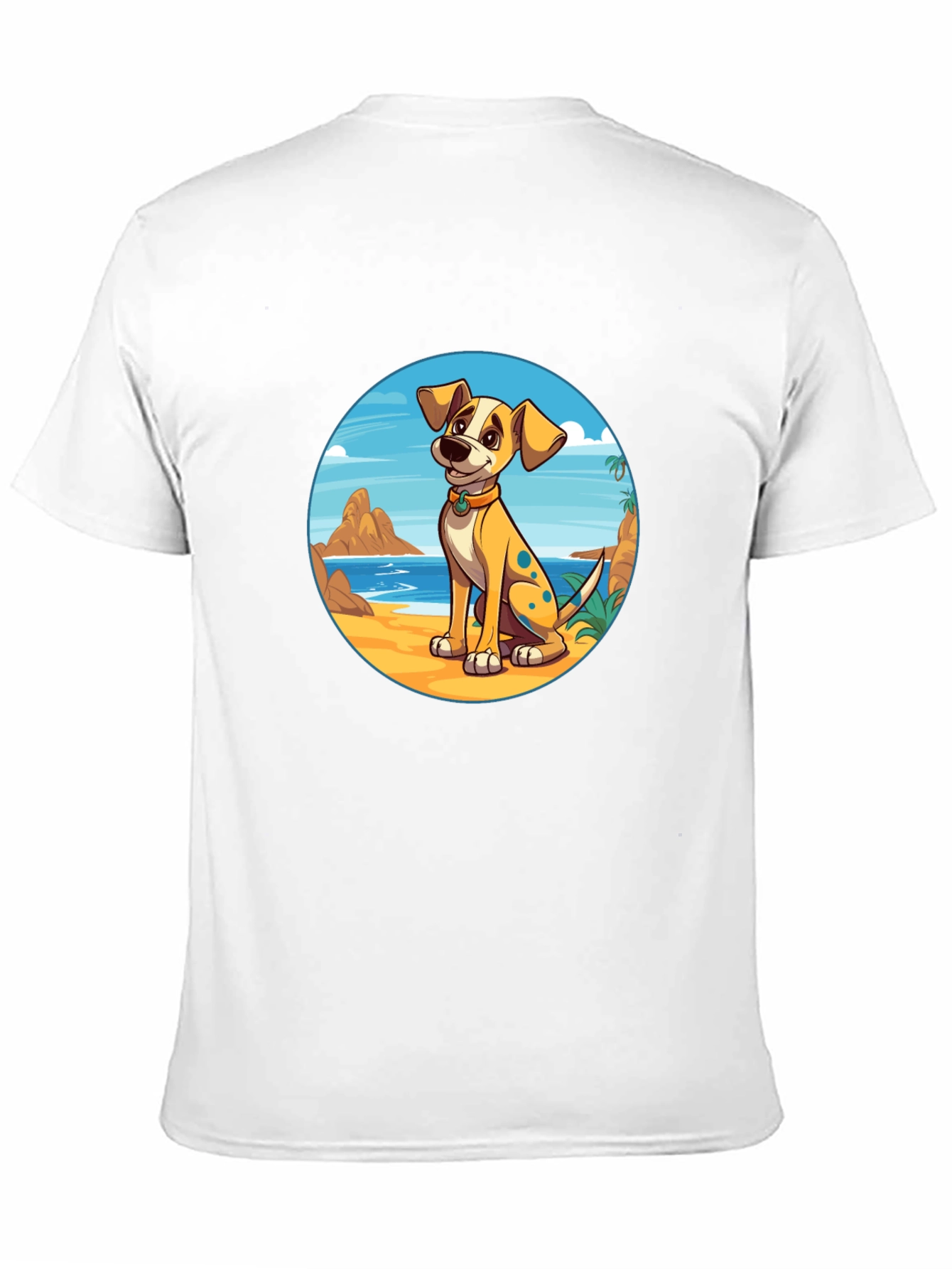 Dog Beach Graphic Tee -  Casual Comfort