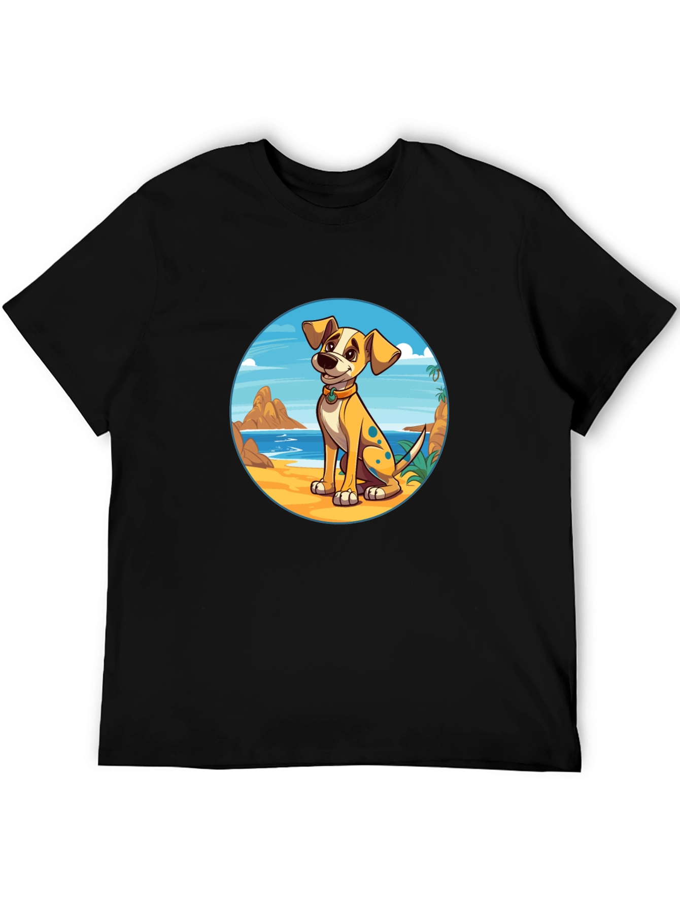 Dog Beach Graphic Tee -  Casual Comfort
