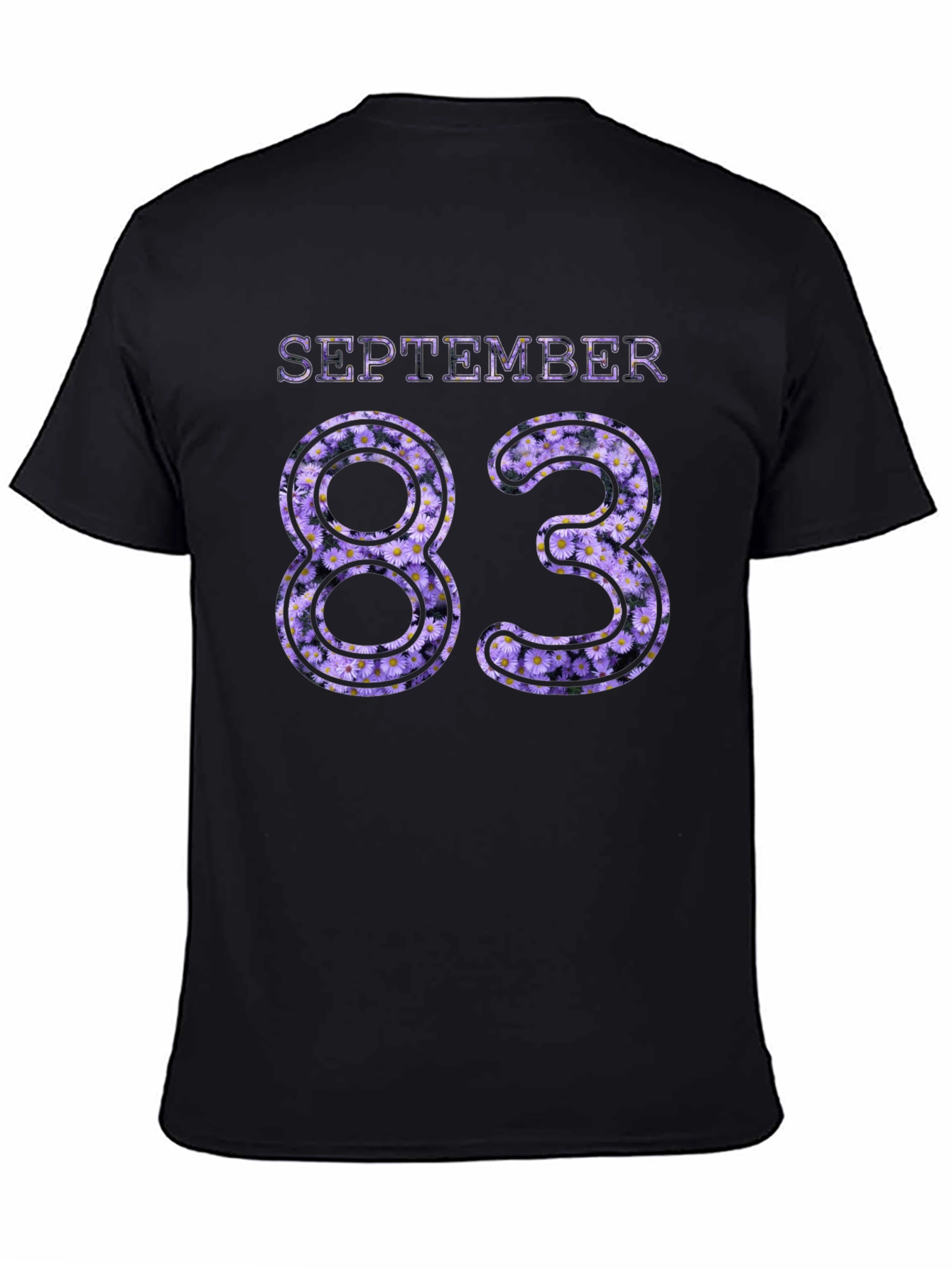 September 83 Floral Birthday Tee