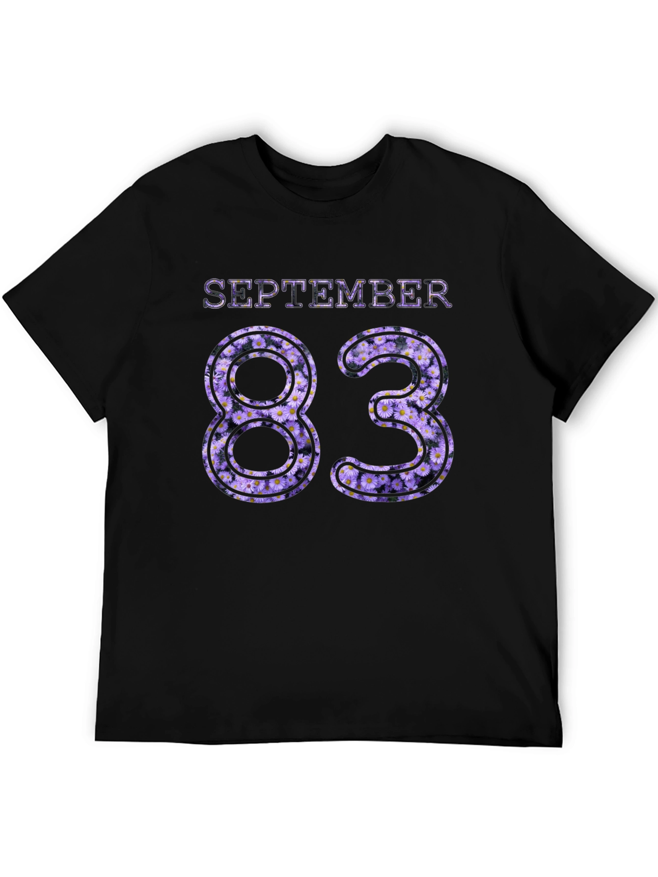 September 83 Floral Birthday Tee