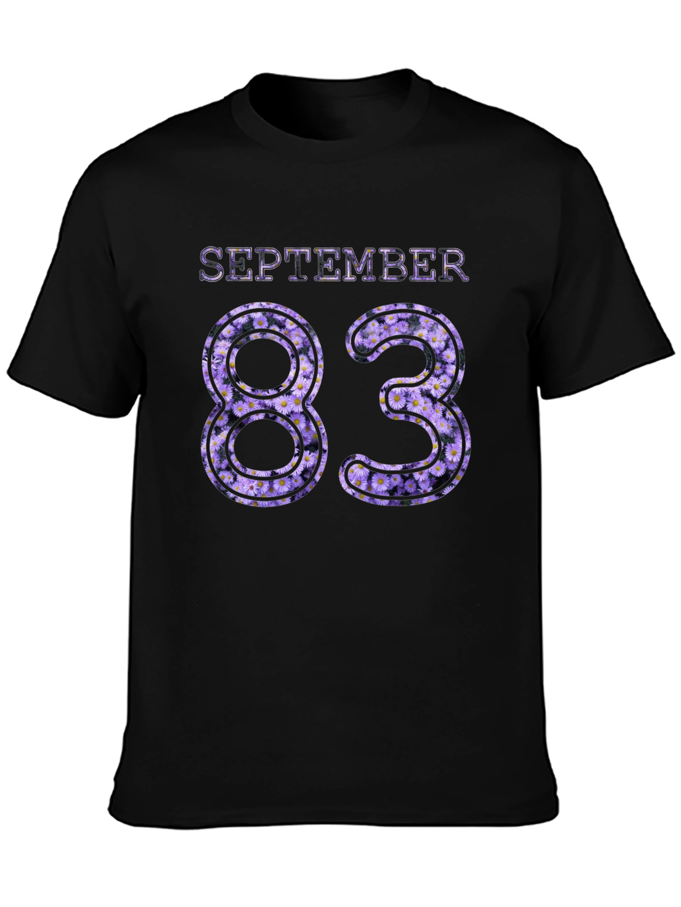 September 83 Floral Birthday Tee