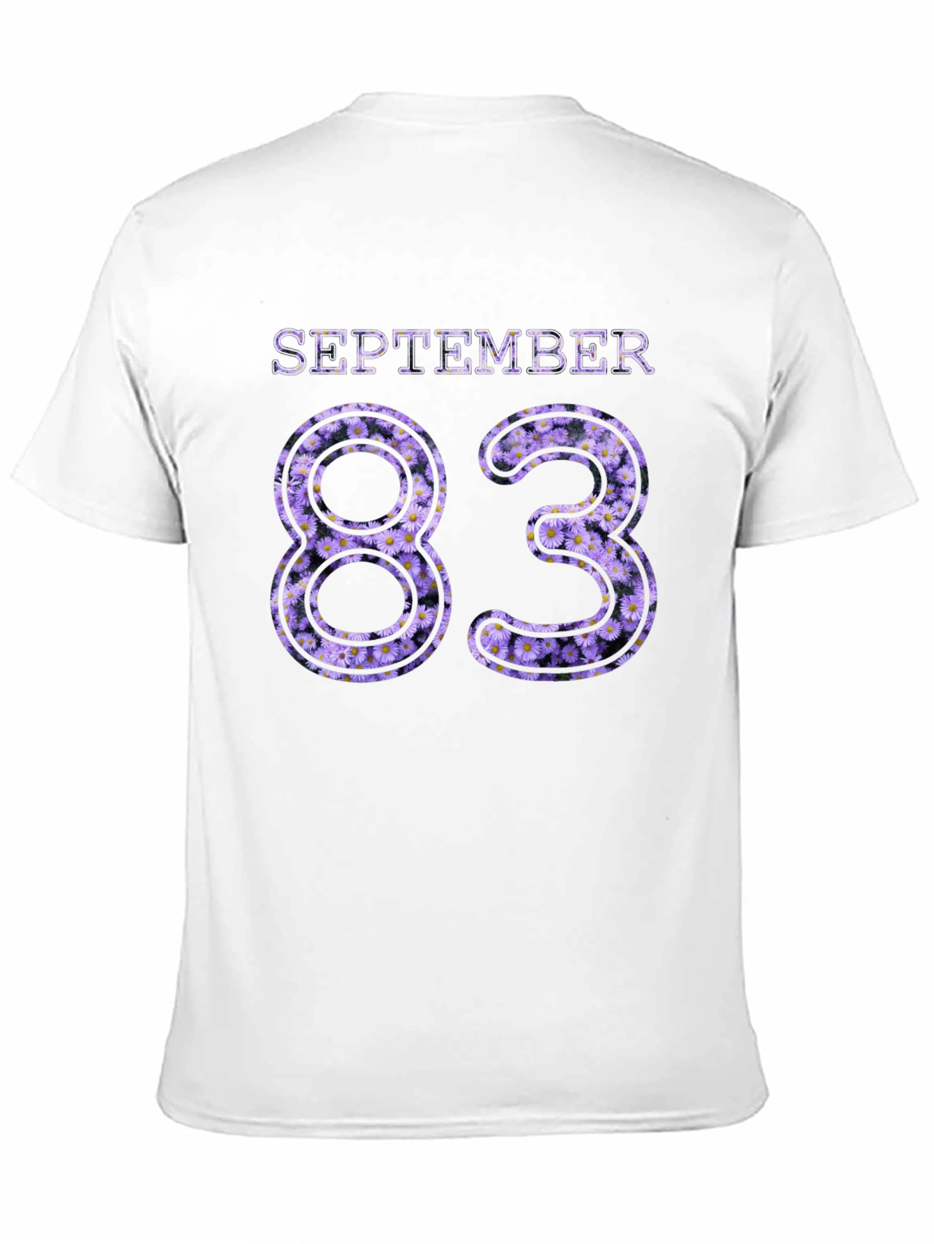September 83 Floral Birthday Tee