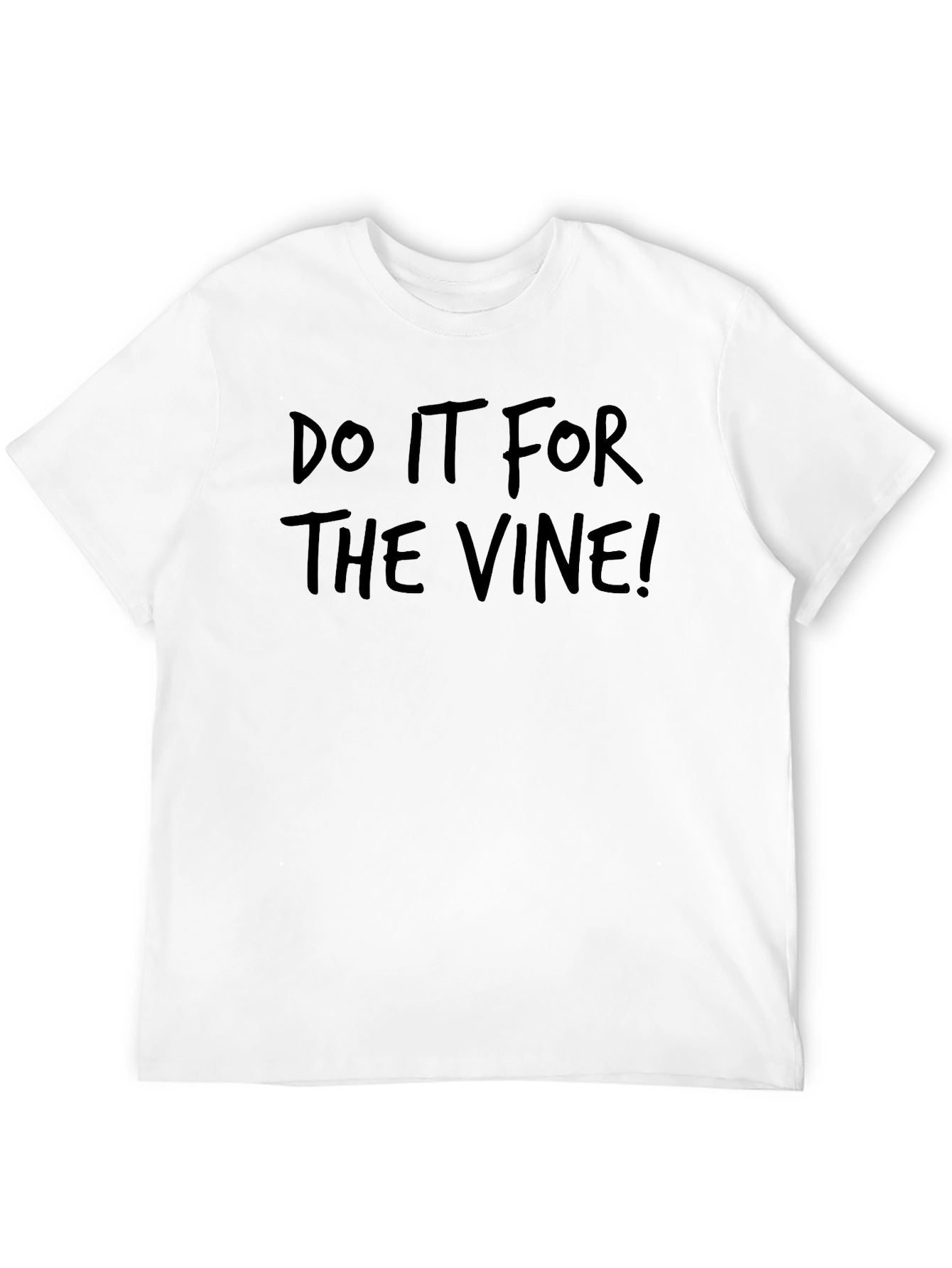 Do It For The Vine! Black Graphic Tee