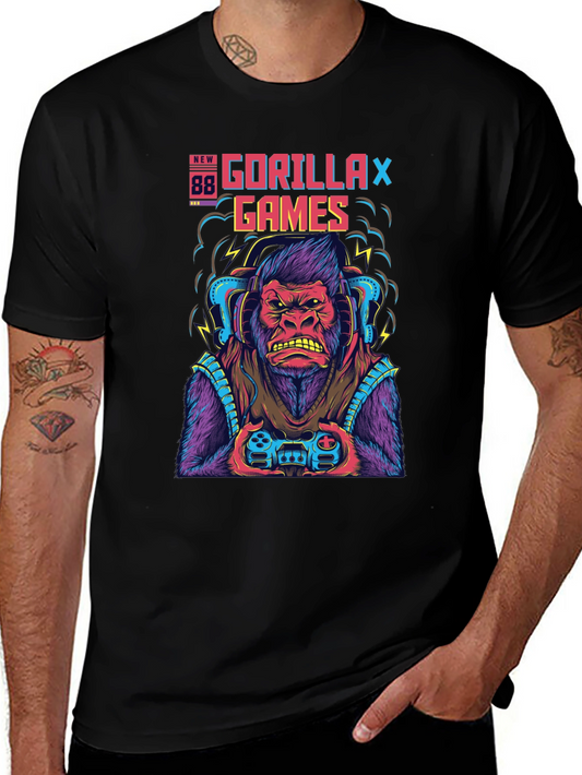 Gorilla Games Graphic T-Shirt - Gamer Ape Tee