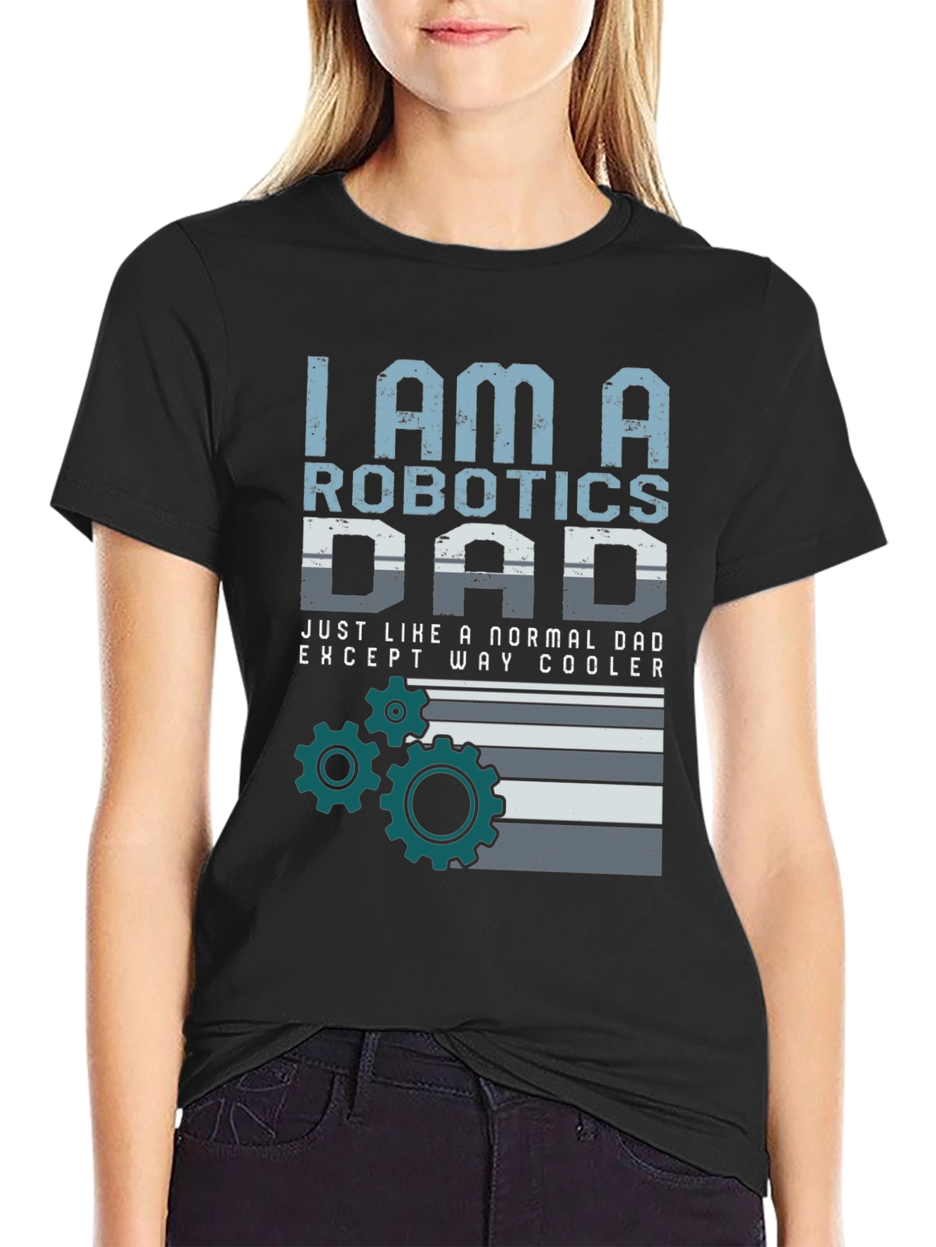 Robotics Dad T-Shirt - Cool Dad Graphic Tee