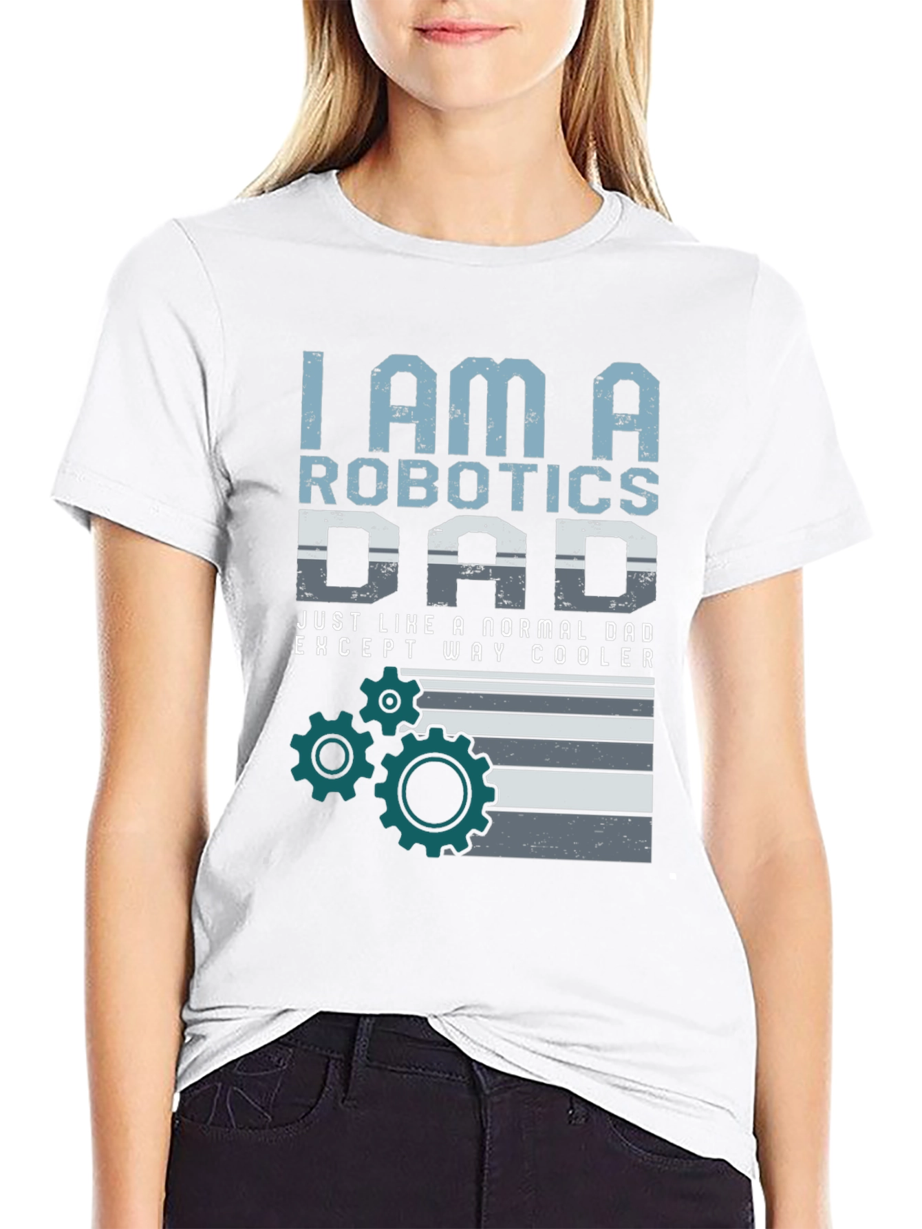 Robotics Dad T-Shirt - Cool Dad Graphic Tee