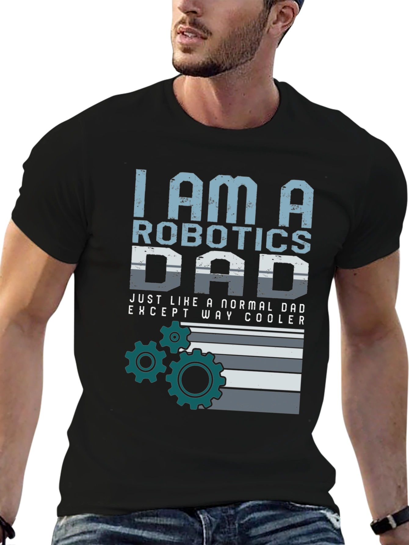 Robotics Dad T-Shirt - Cool Dad Graphic Tee