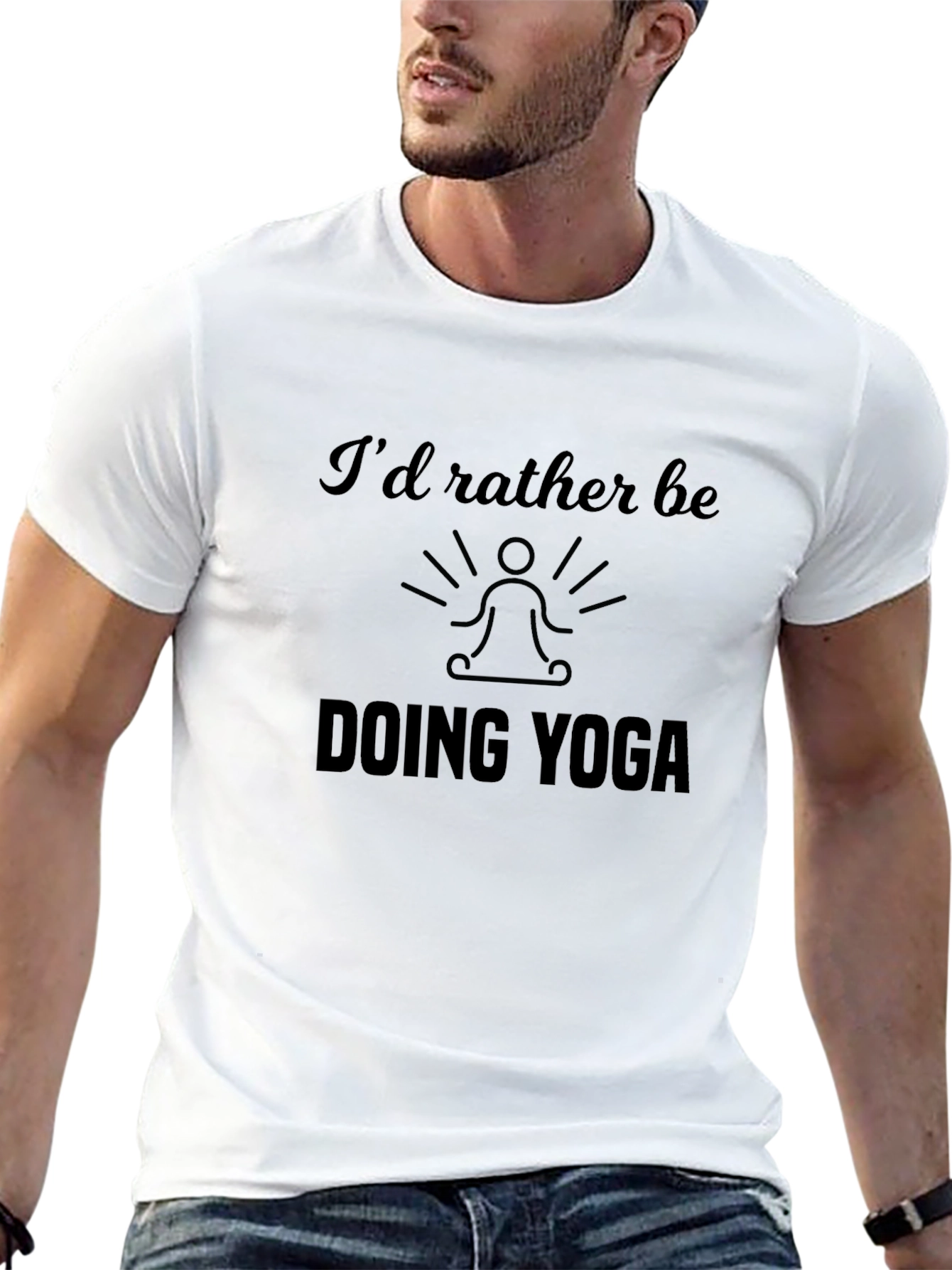 Yoga Lover Tee - Id Rather Be Doing Yoga
