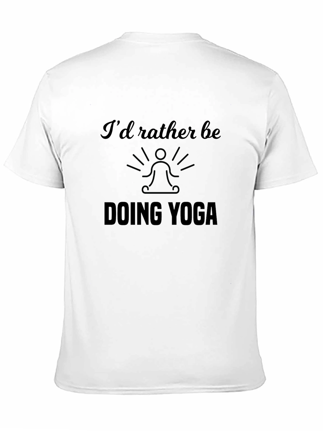 Yoga Lover Tee - Id Rather Be Doing Yoga