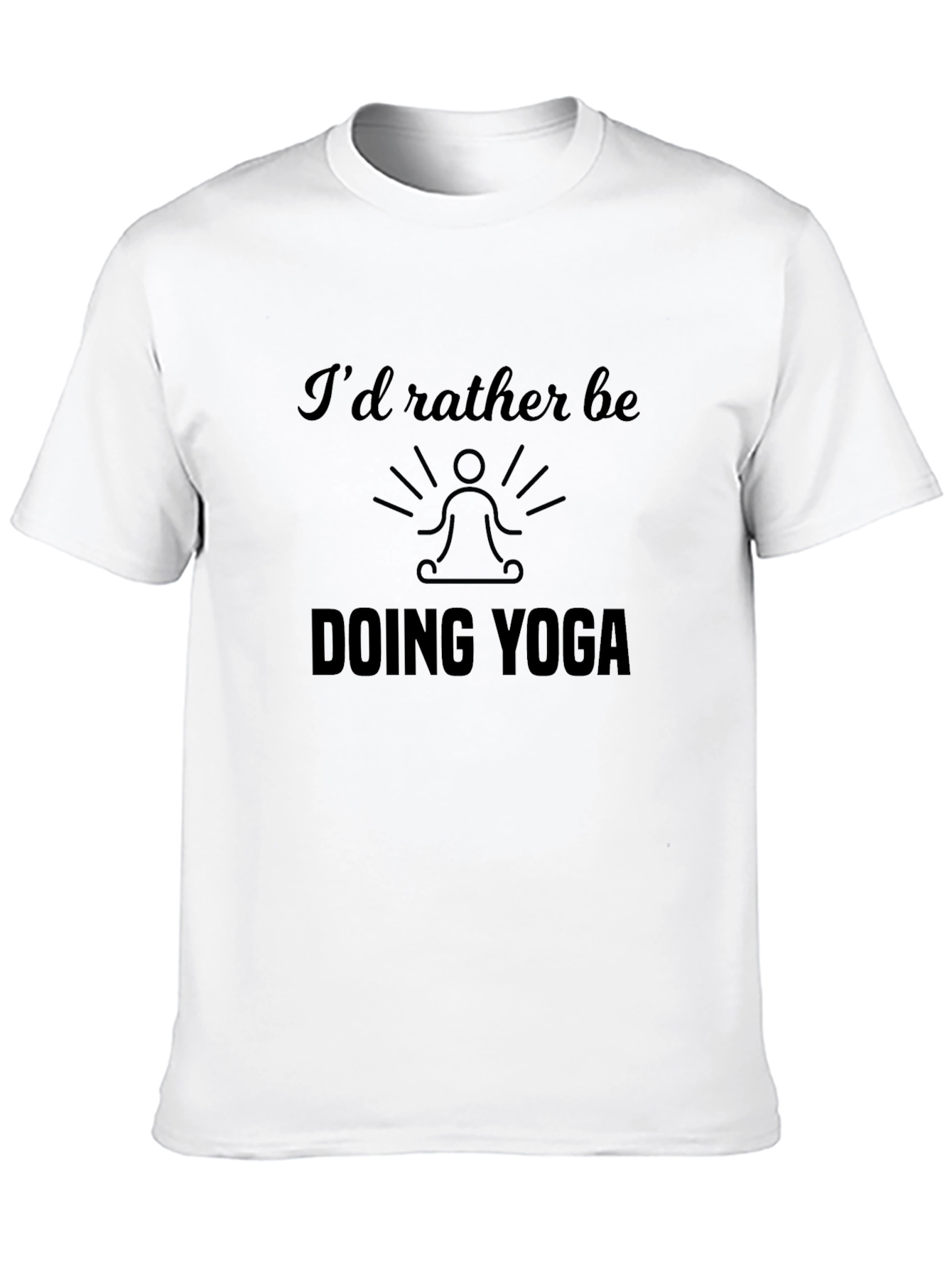 Yoga Lover Tee - Id Rather Be Doing Yoga