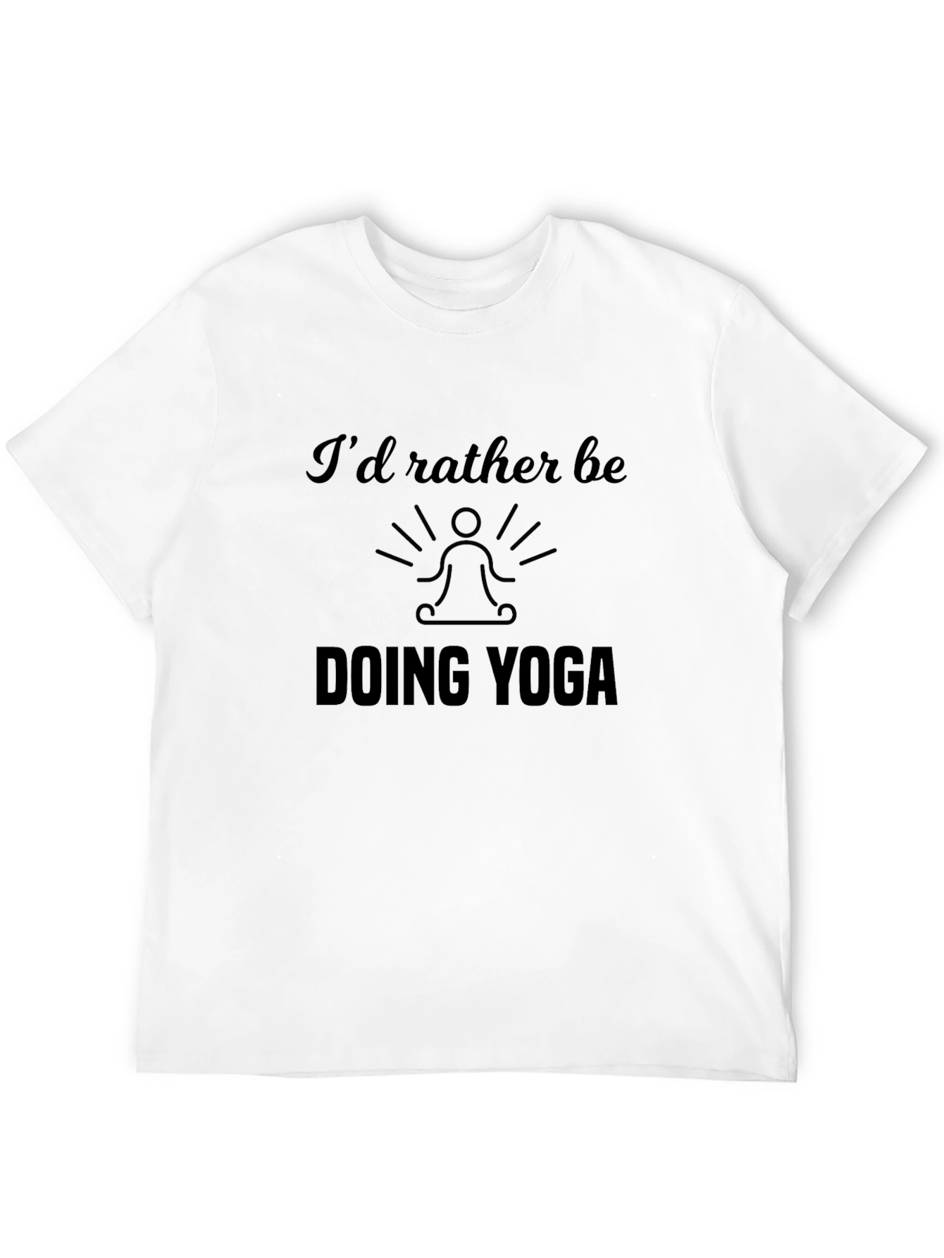 Yoga Lover Tee - Id Rather Be Doing Yoga
