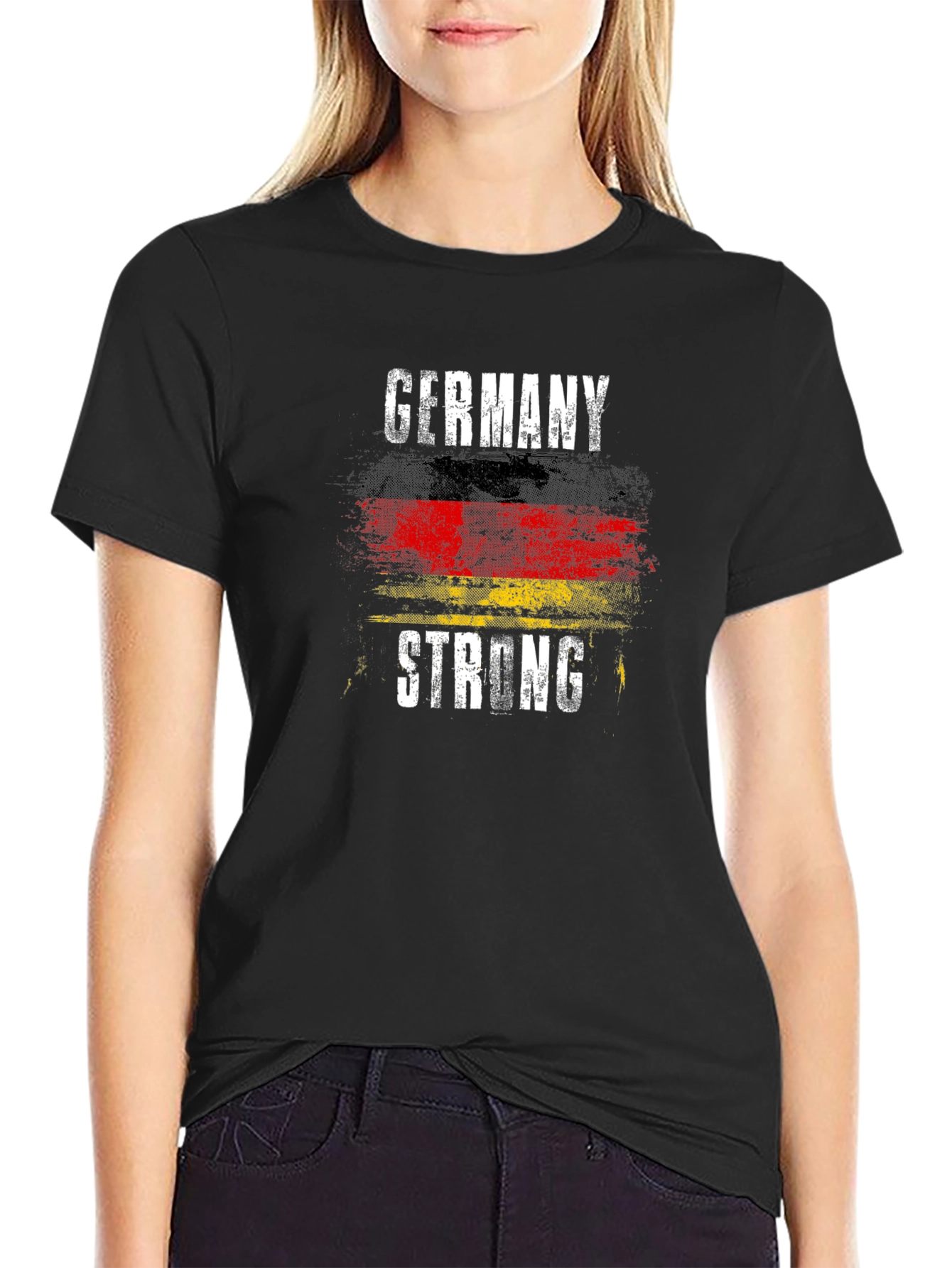 Germany Strong Flag Graphic T-Shirt