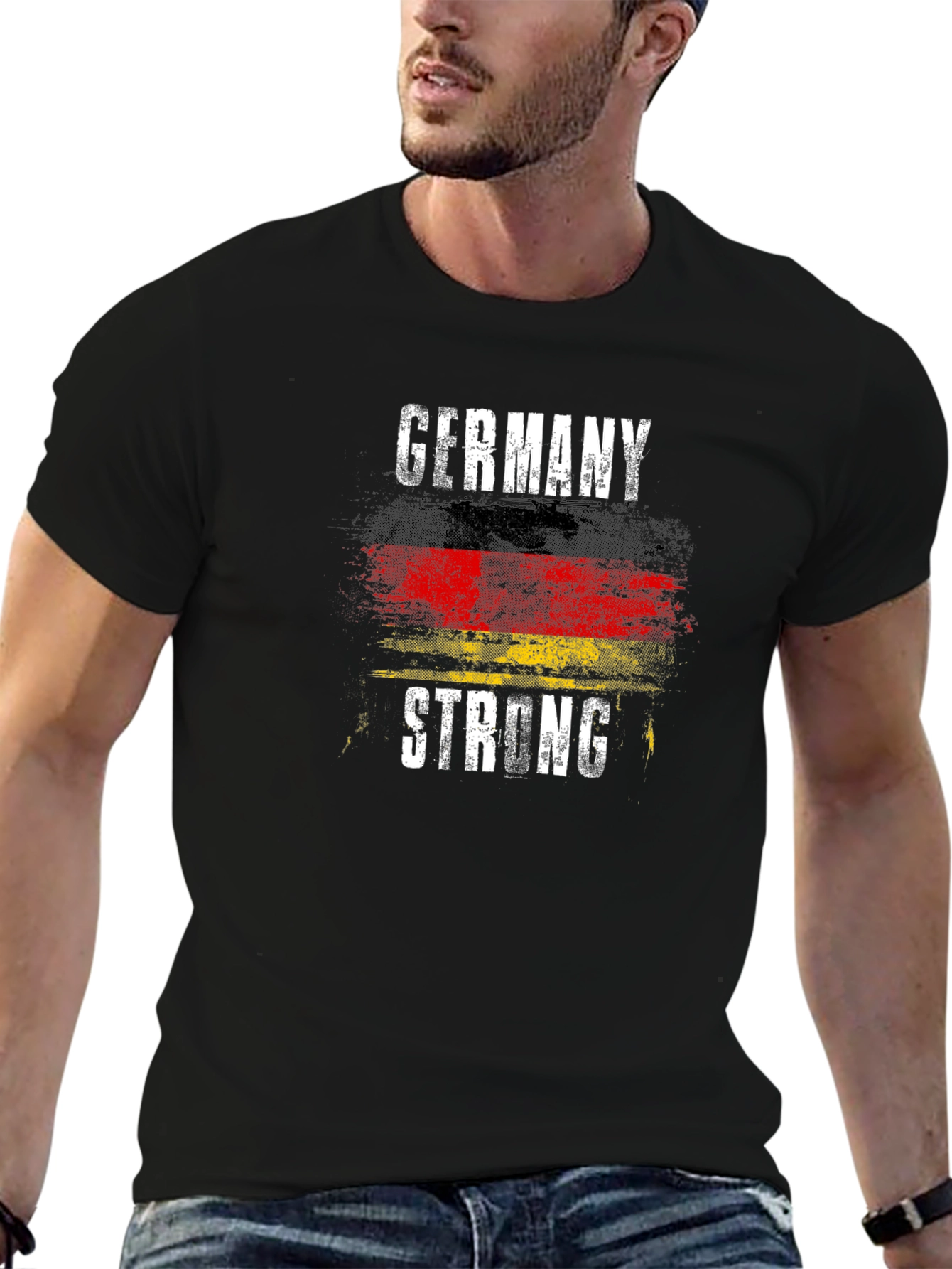 Germany Strong Flag Graphic T-Shirt