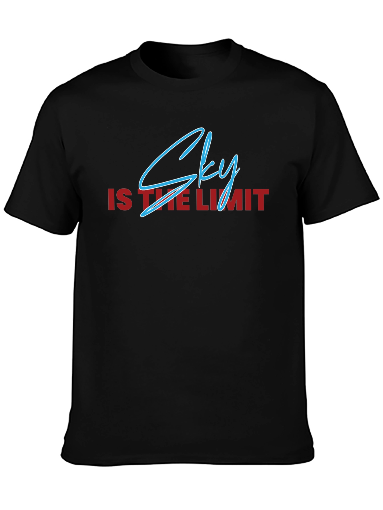 Sky is the Limit Black Graphic Tee