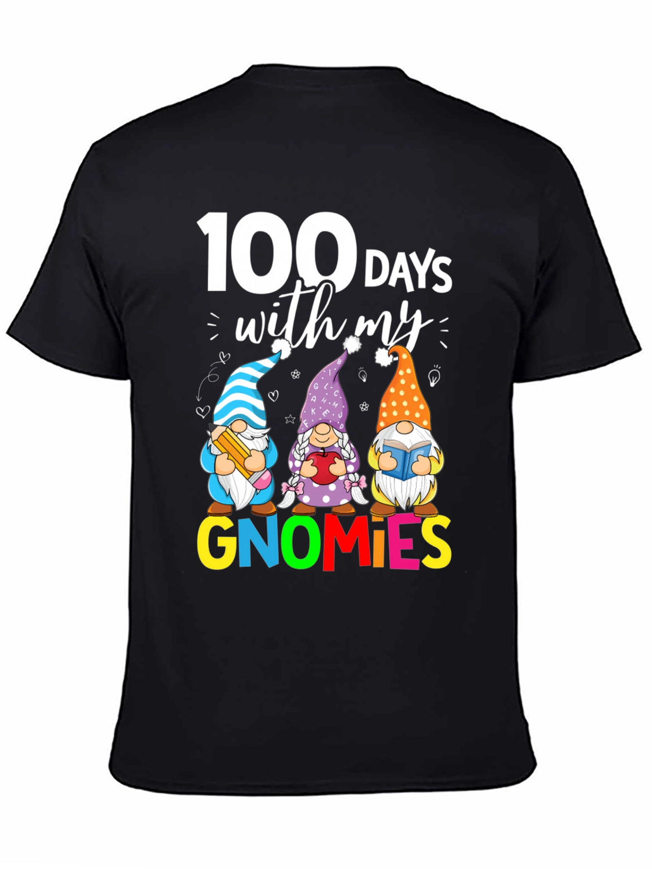100 Days of School Gnome T-Shirt