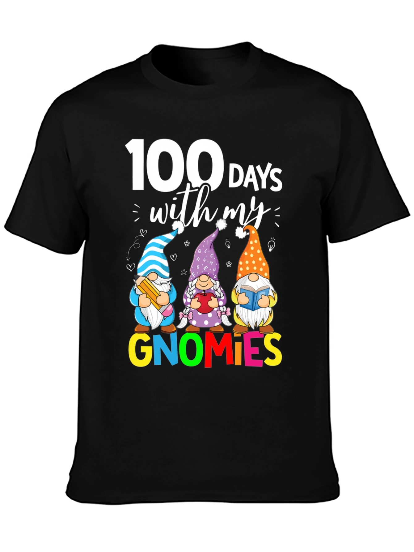 100 Days of School Gnome T-Shirt