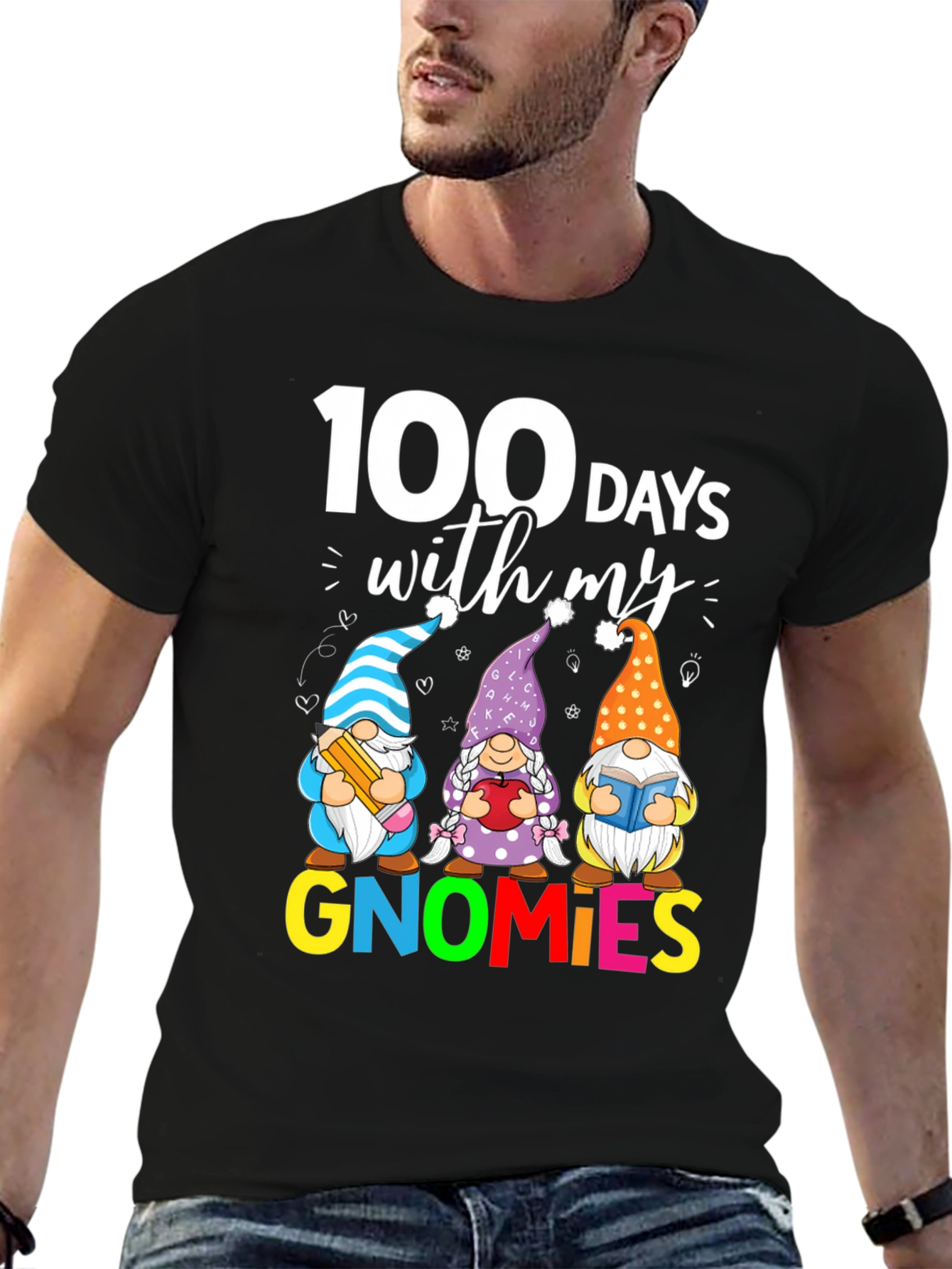 100 Days of School Gnome T-Shirt