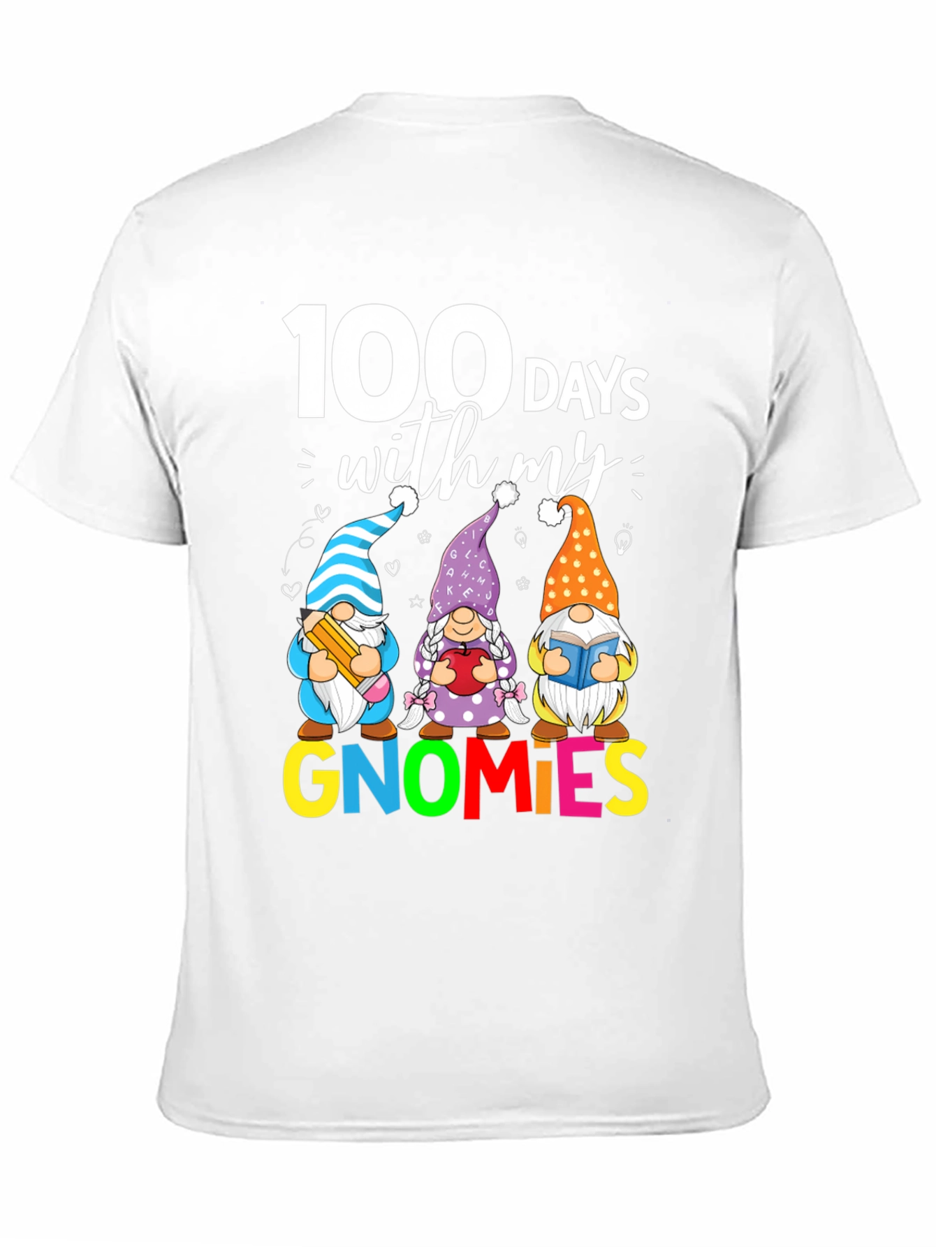 100 Days of School Gnome T-Shirt