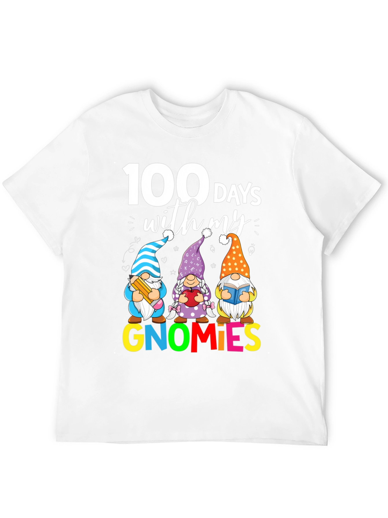 100 Days of School Gnome T-Shirt