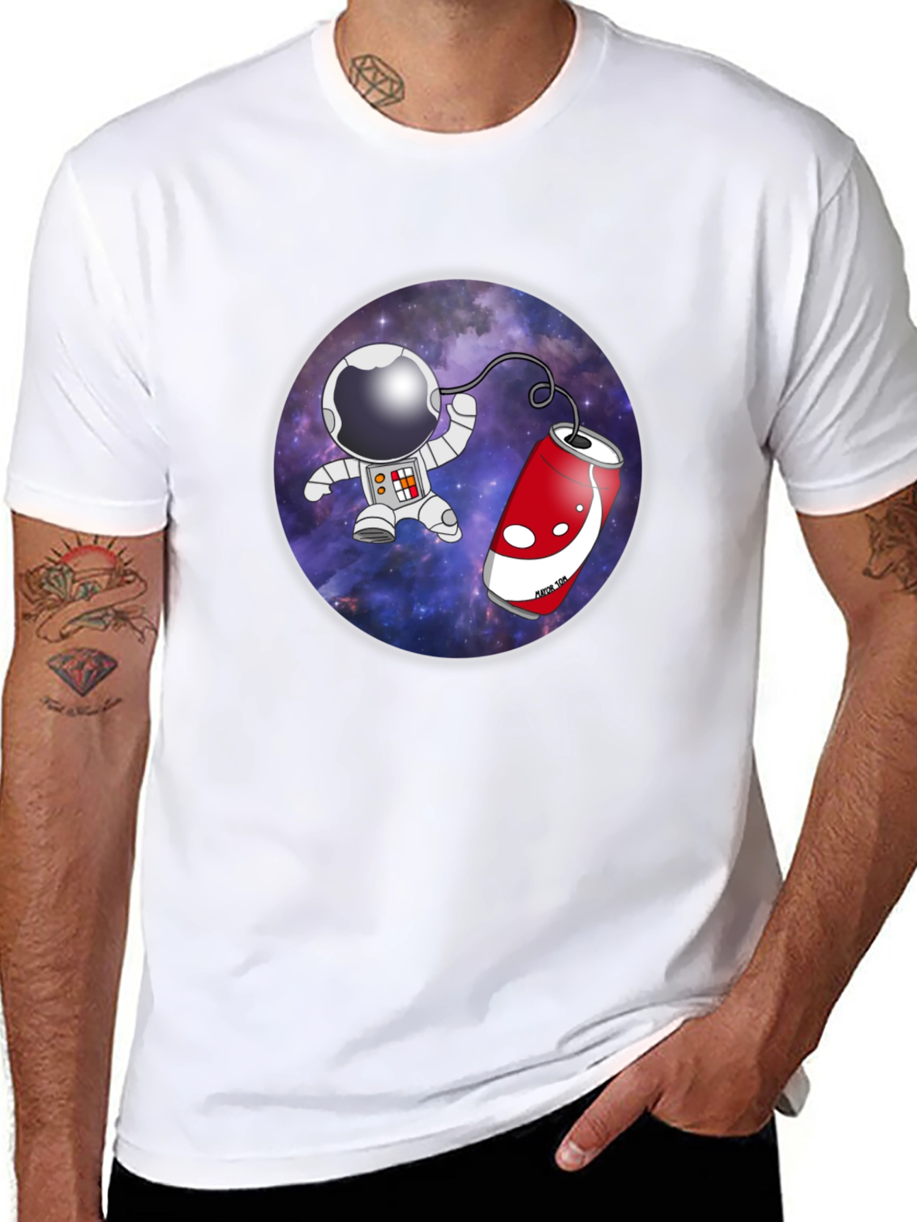 Astronaut Soda T-Shirt - Space Drink Tee