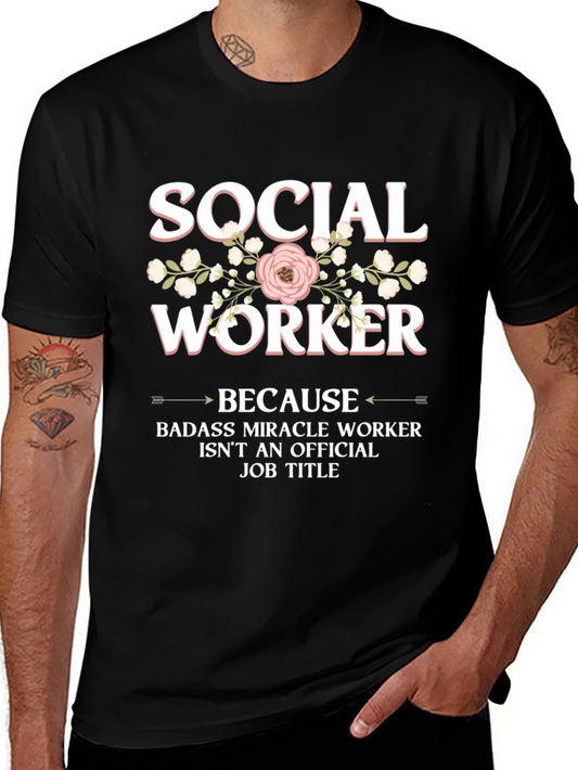 Social Worker T-Shirt - Miracle Worker